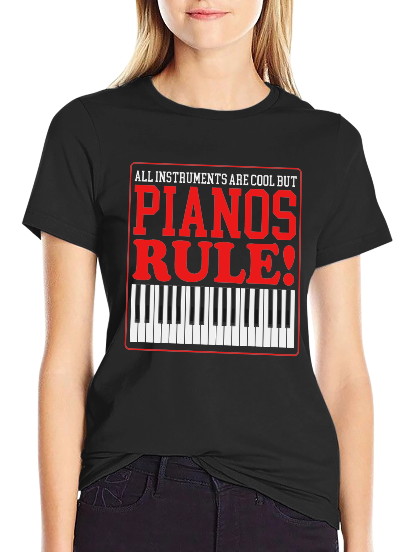 Piano Lovers T-Shirt: All Instruments Are Cool