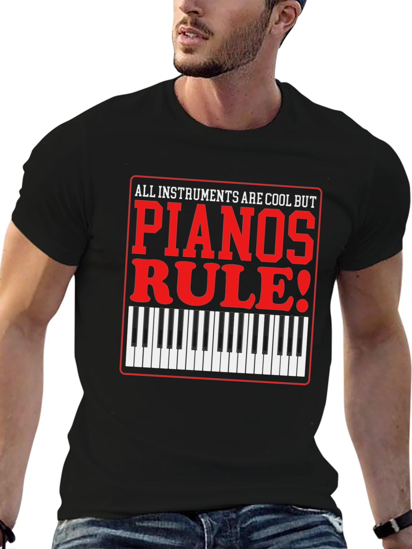 Piano Lovers T-Shirt: All Instruments Are Cool