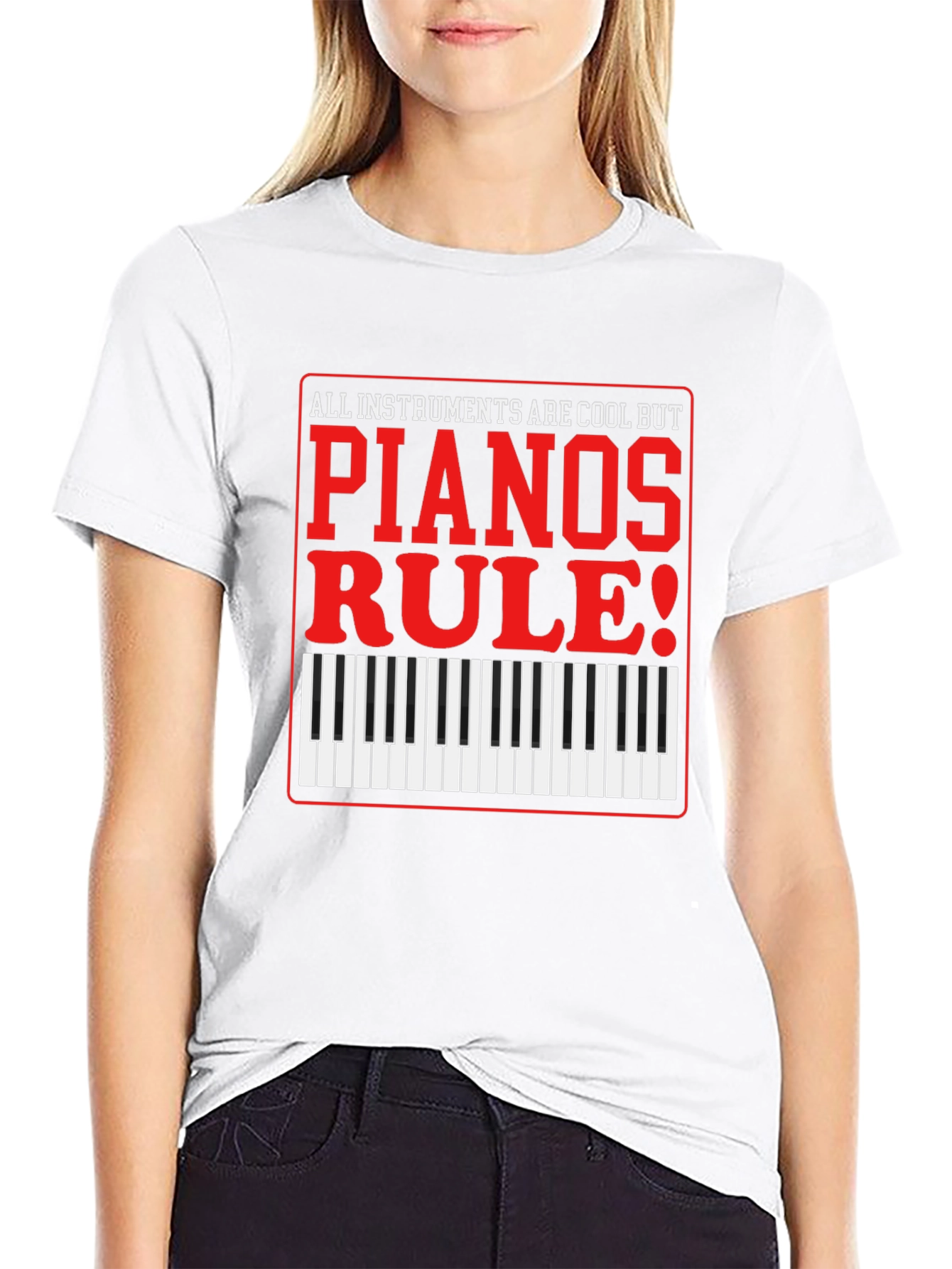 Piano Lovers T-Shirt: All Instruments Are Cool
