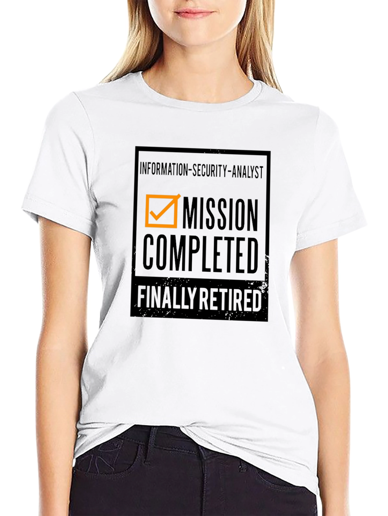 Mission Completed Retired Information Security Analyst T-Shirt