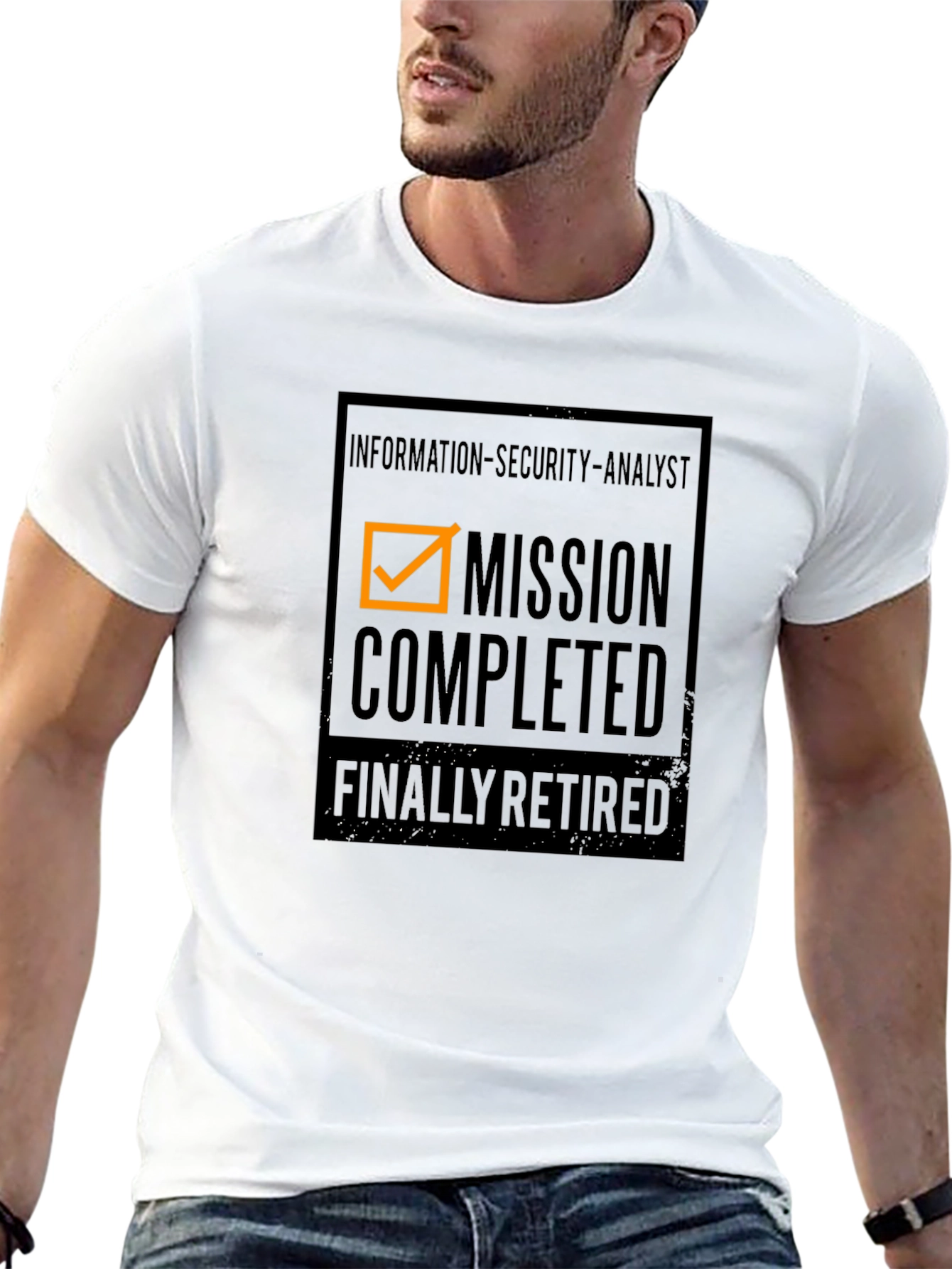 Mission Completed Retired Information Security Analyst T-Shirt
