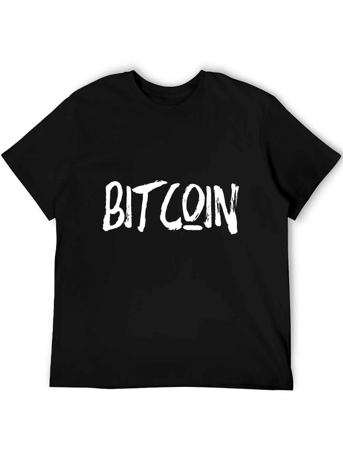 Bitcoin T-Shirt - Crypto Currency Tee - Black Cotton