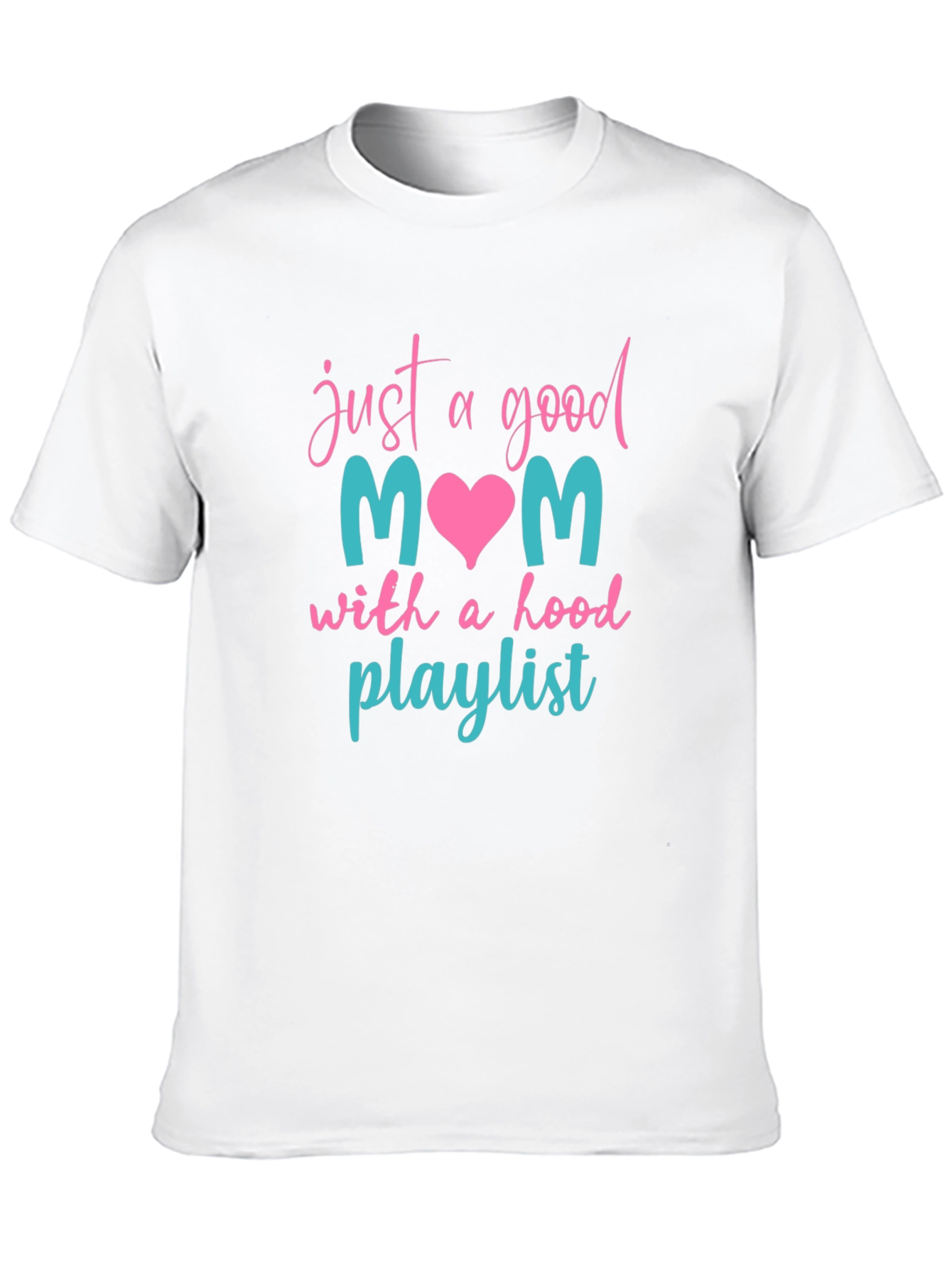 Good Mom Hood Playlist Tee