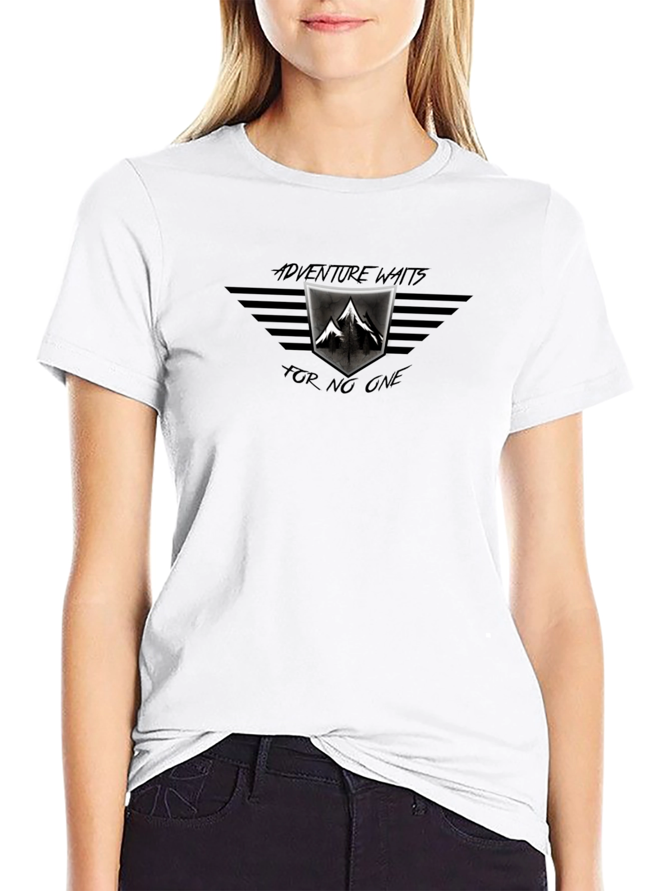 Adventure Awaits Graphic Tee - Black Mountain Design