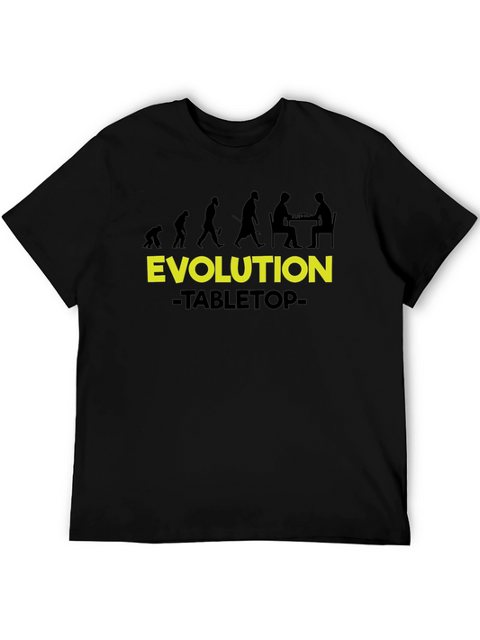Evolution Tabletop Gamer T-Shirt - Black