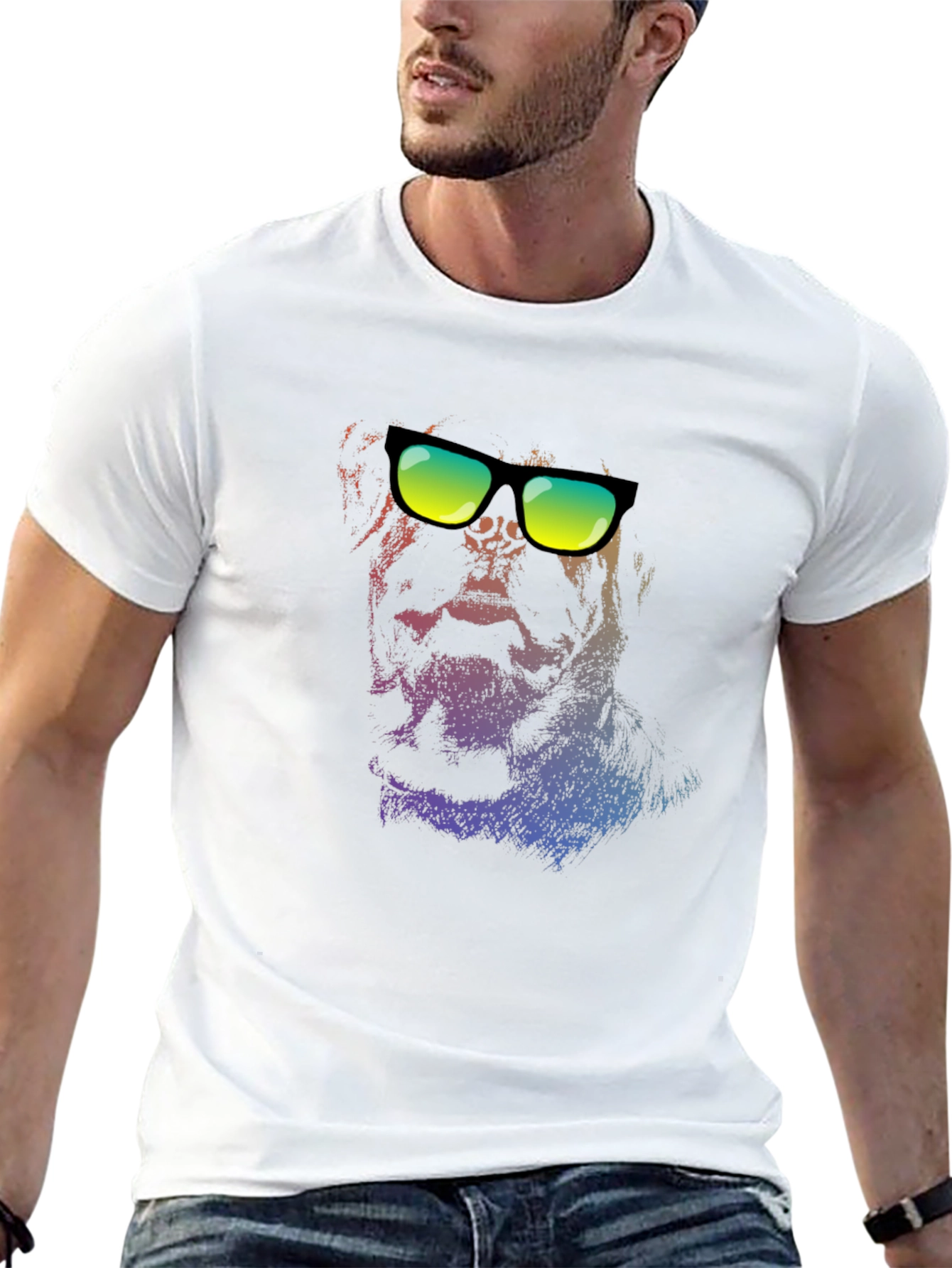 Cool Cat Graphic T-Shirt