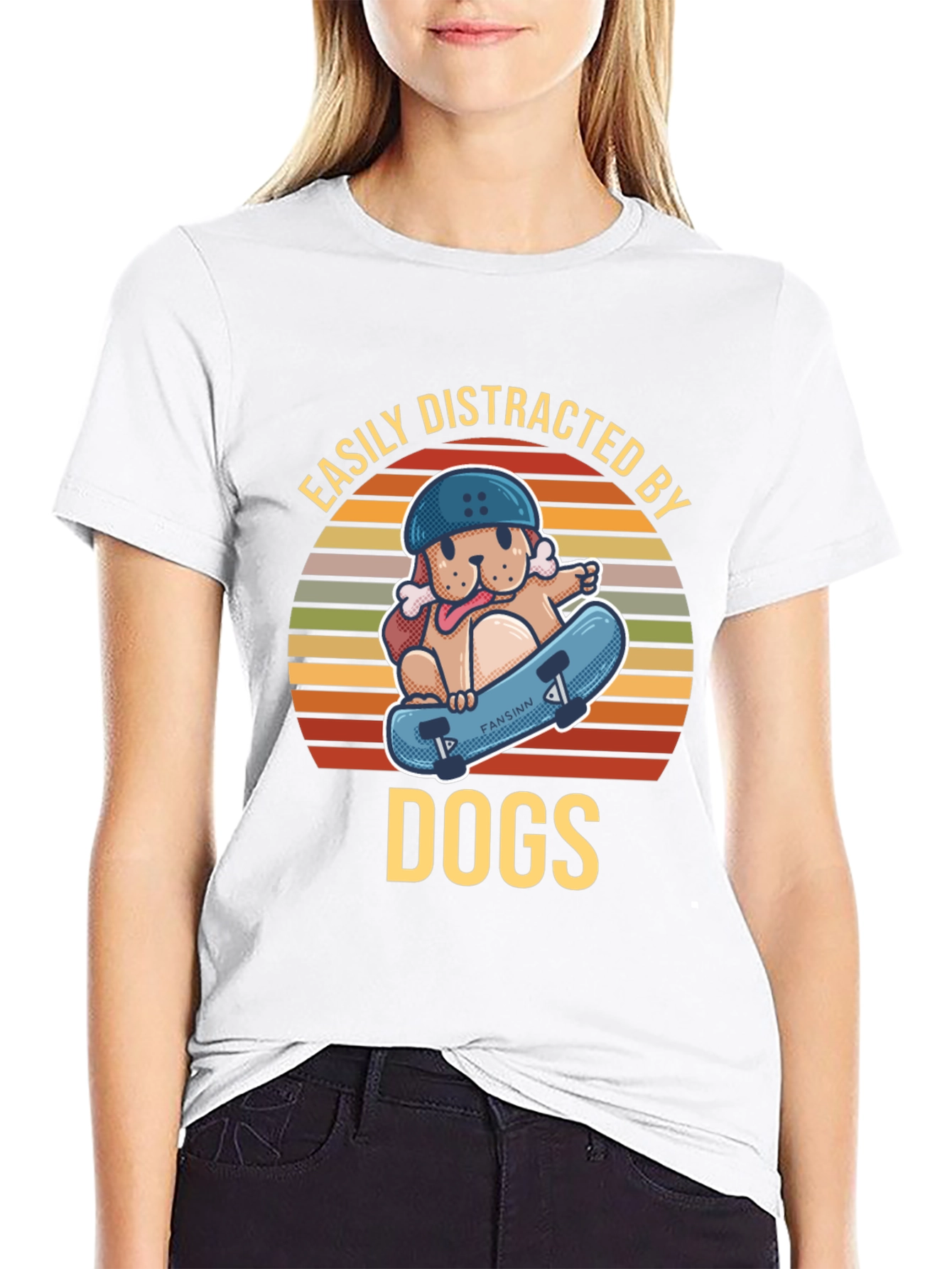 Easily Distracted By Dogs Graphic Tee