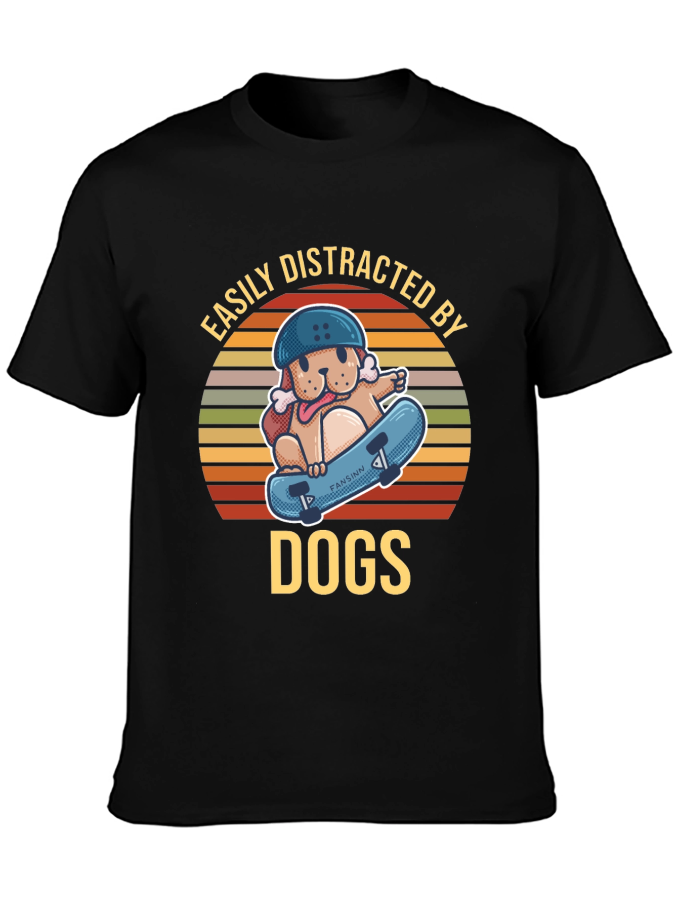 Easily Distracted By Dogs Graphic Tee
