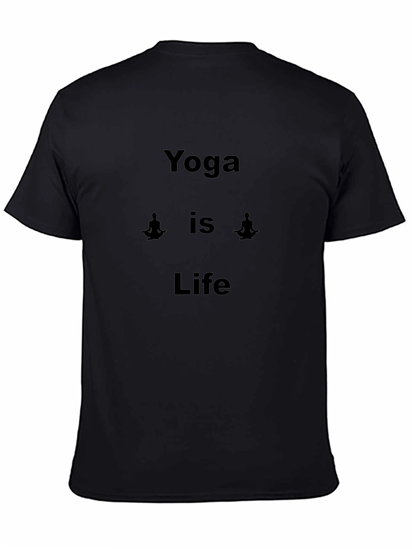 Yoga is Life Black T-Shirt