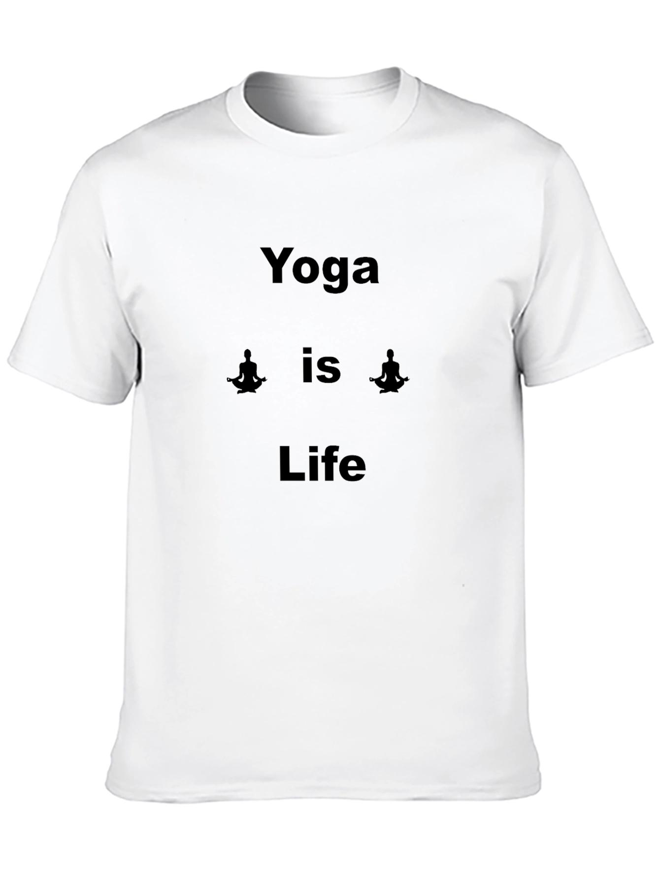 Yoga is Life Black T-Shirt