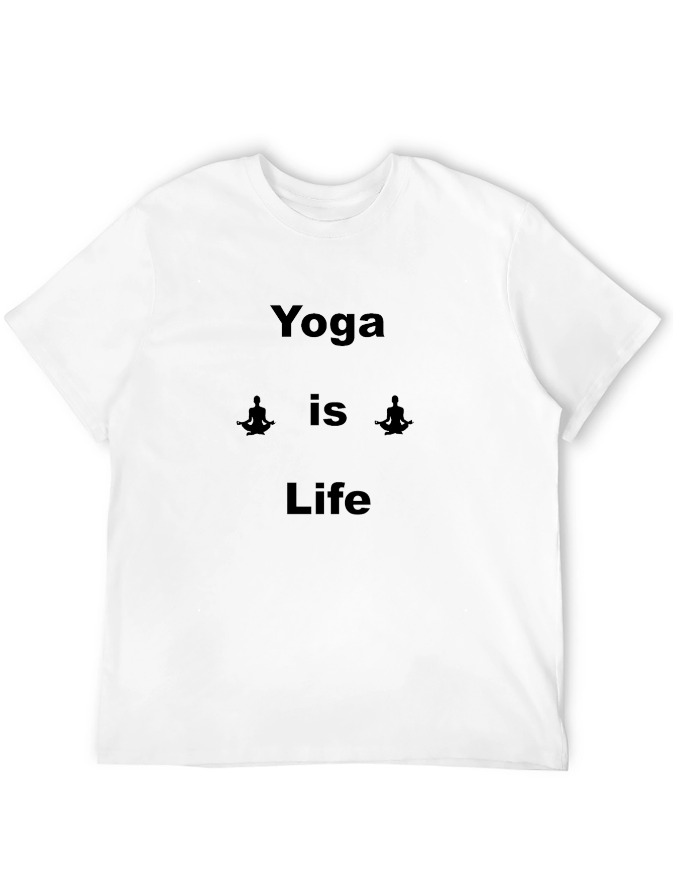Yoga is Life Black T-Shirt