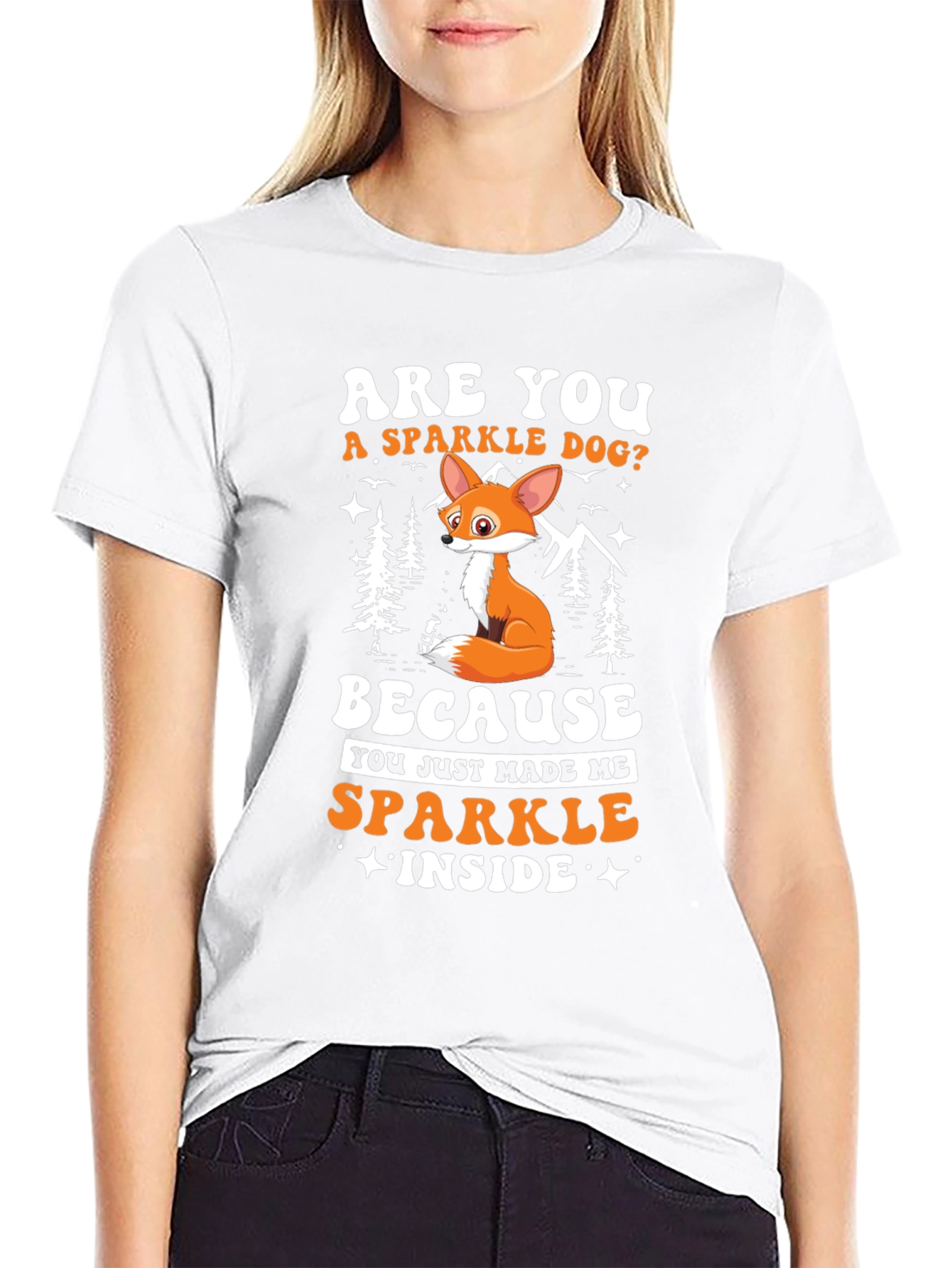 Sparkle Dog Graphic Tee -  Unisex