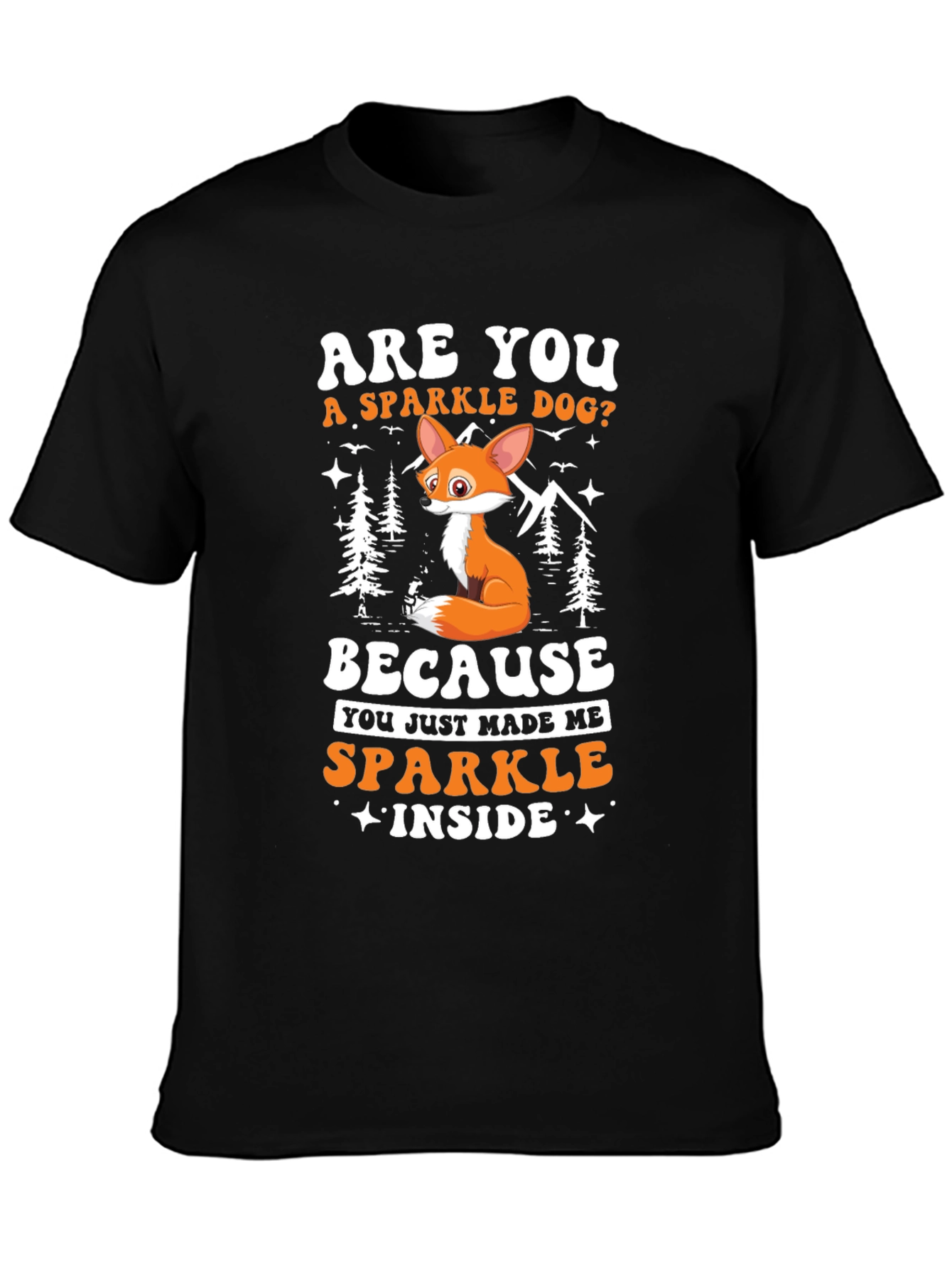 Sparkle Dog Graphic Tee -  Unisex