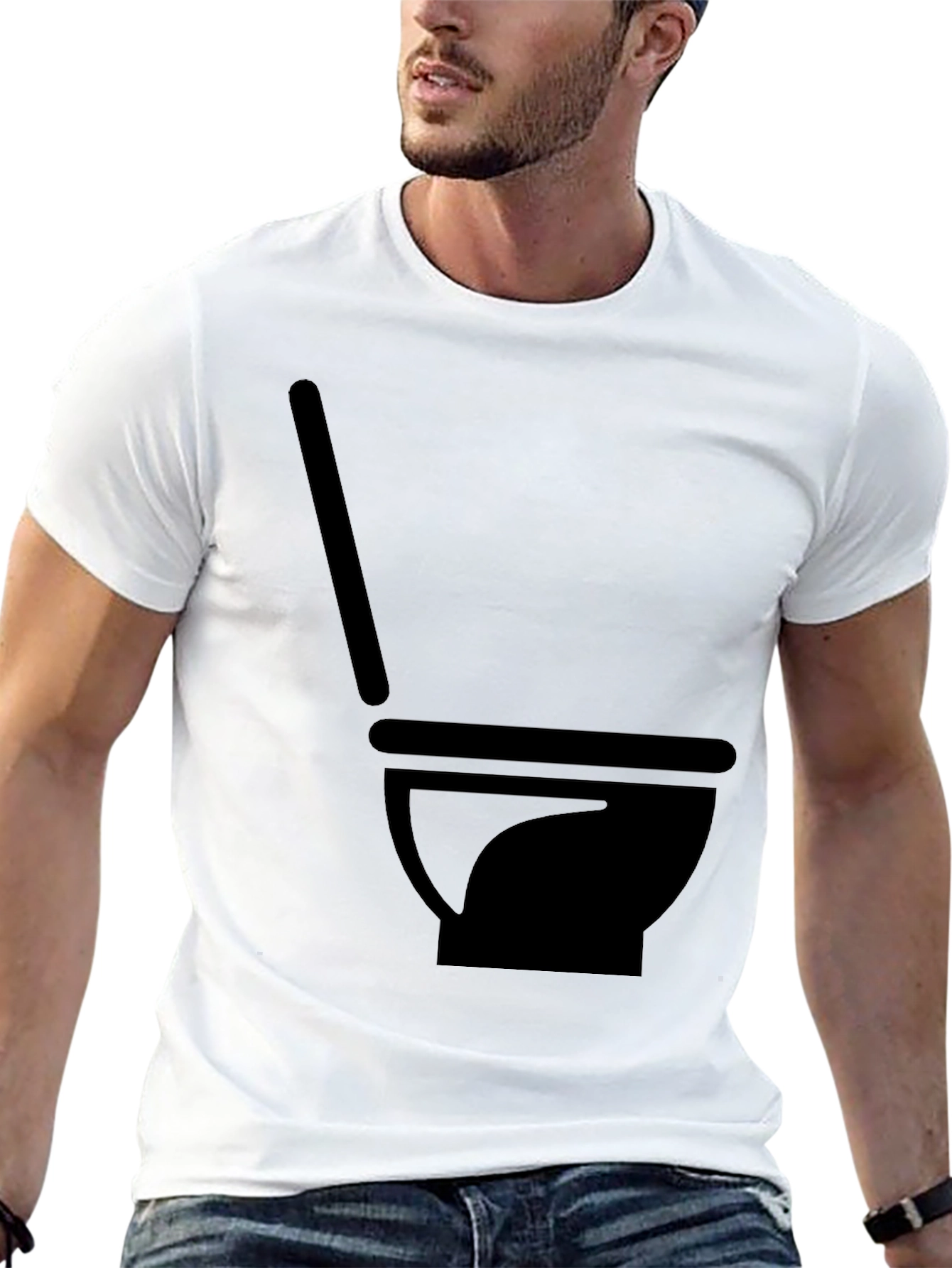 Mens Black Mortar & Pestle Graphic Tee