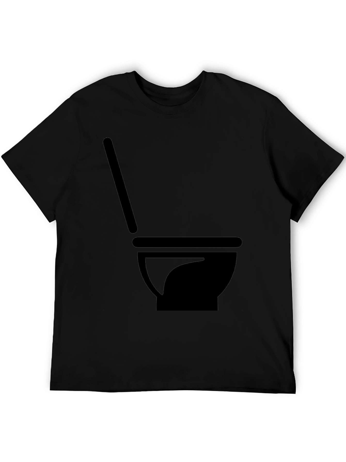 Mens Black Mortar & Pestle Graphic Tee