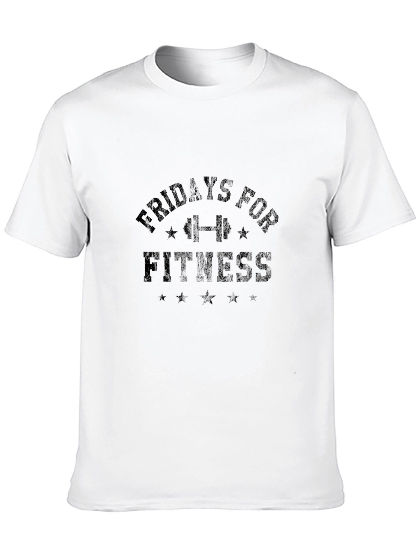 Fridays For Fitness Black T-Shirt