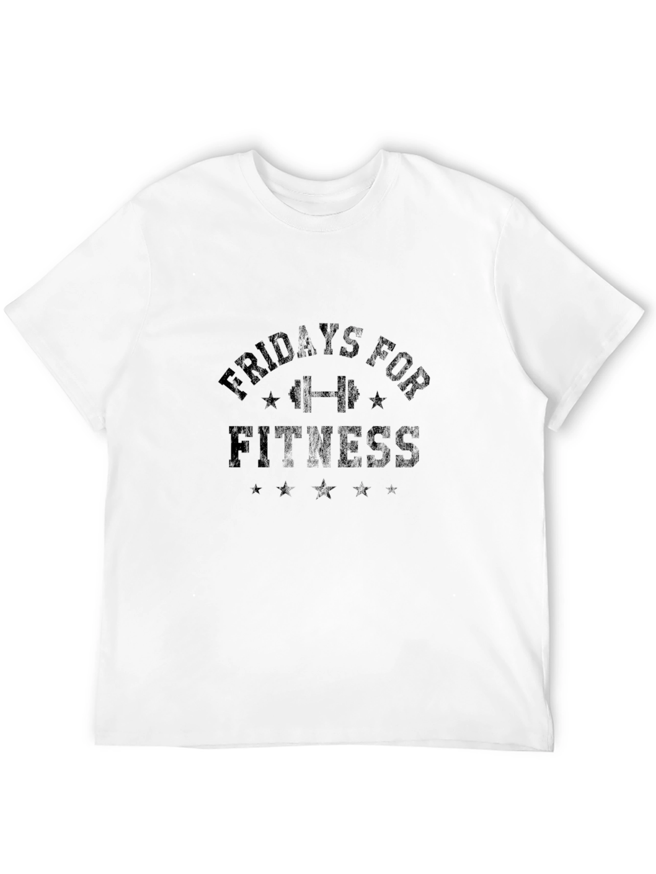 Fridays For Fitness Black T-Shirt