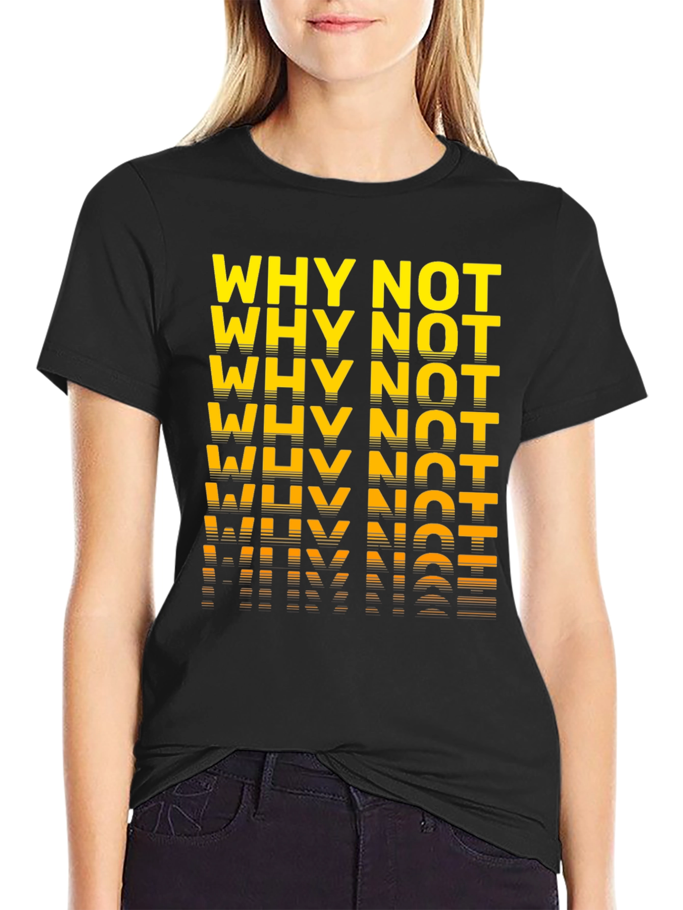 Why Not? Graphic T-Shirt - Bold & Stylish