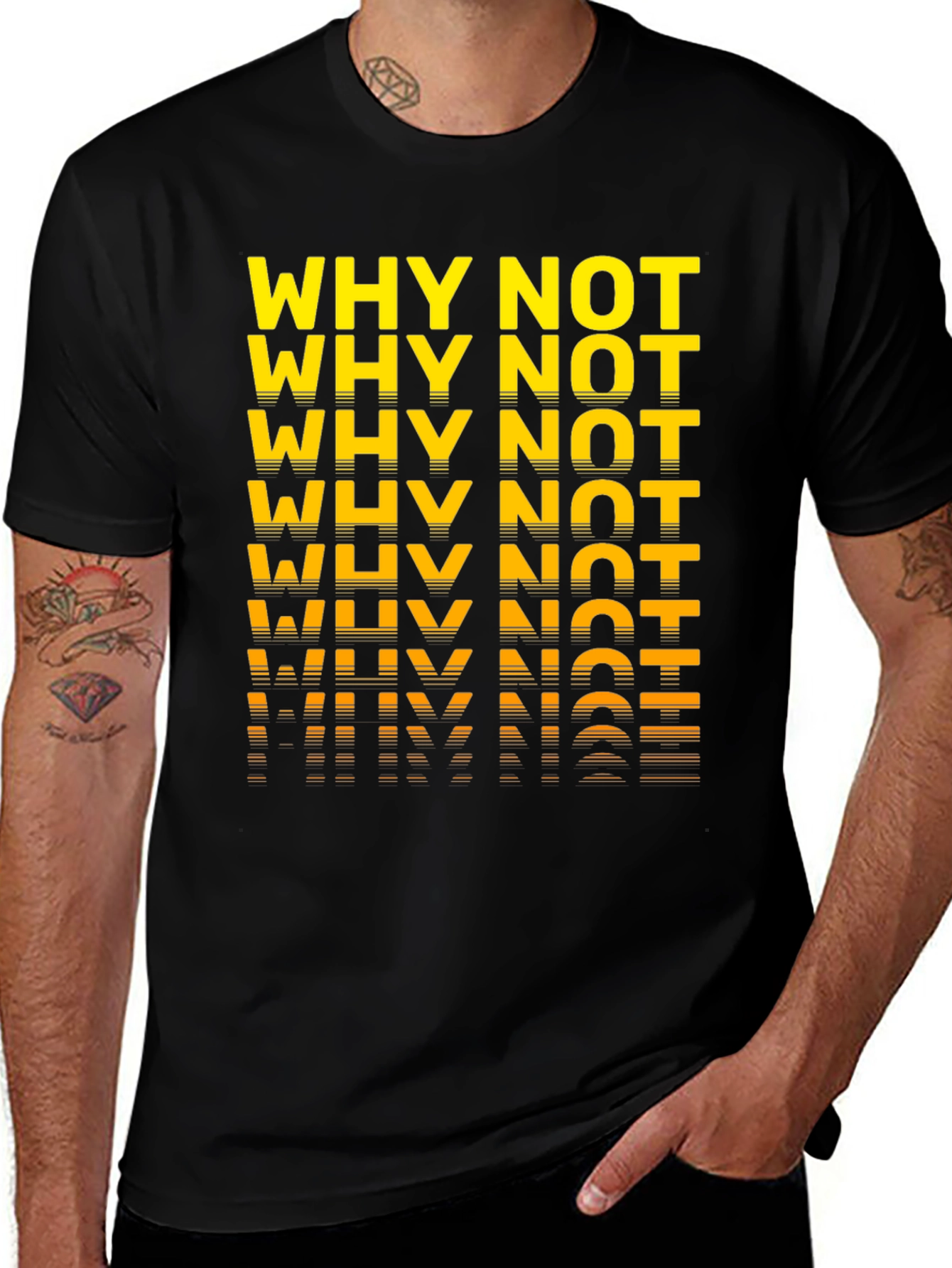Why Not? Graphic T-Shirt - Bold & Stylish