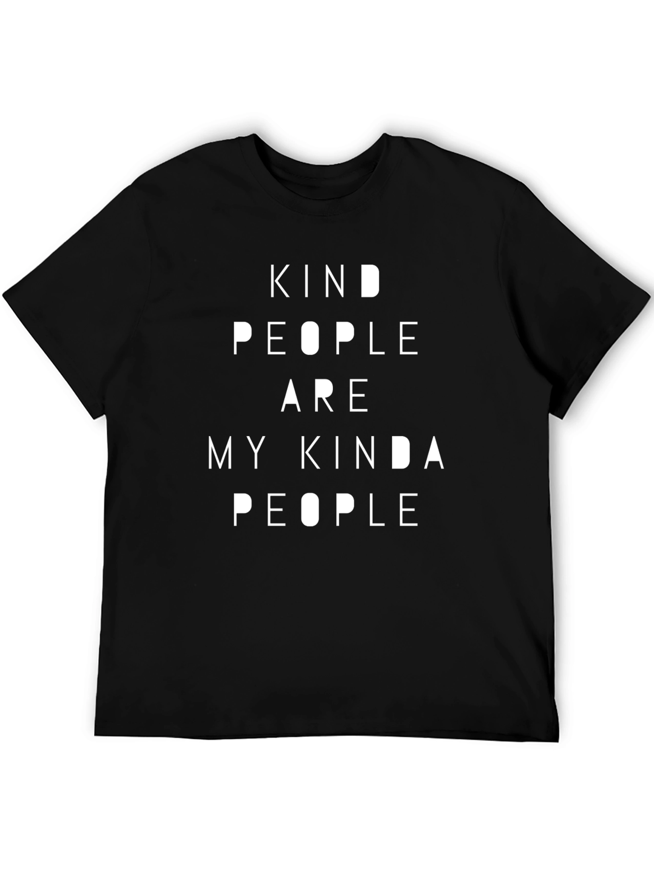 Kind People Graphic Tee - Soft Black T-Shirt