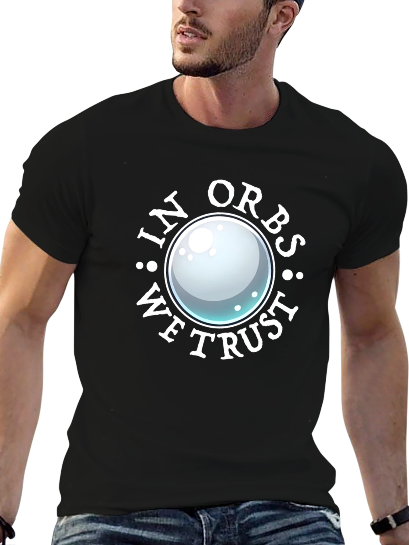 In Orbs We Trust T-Shirt - Black