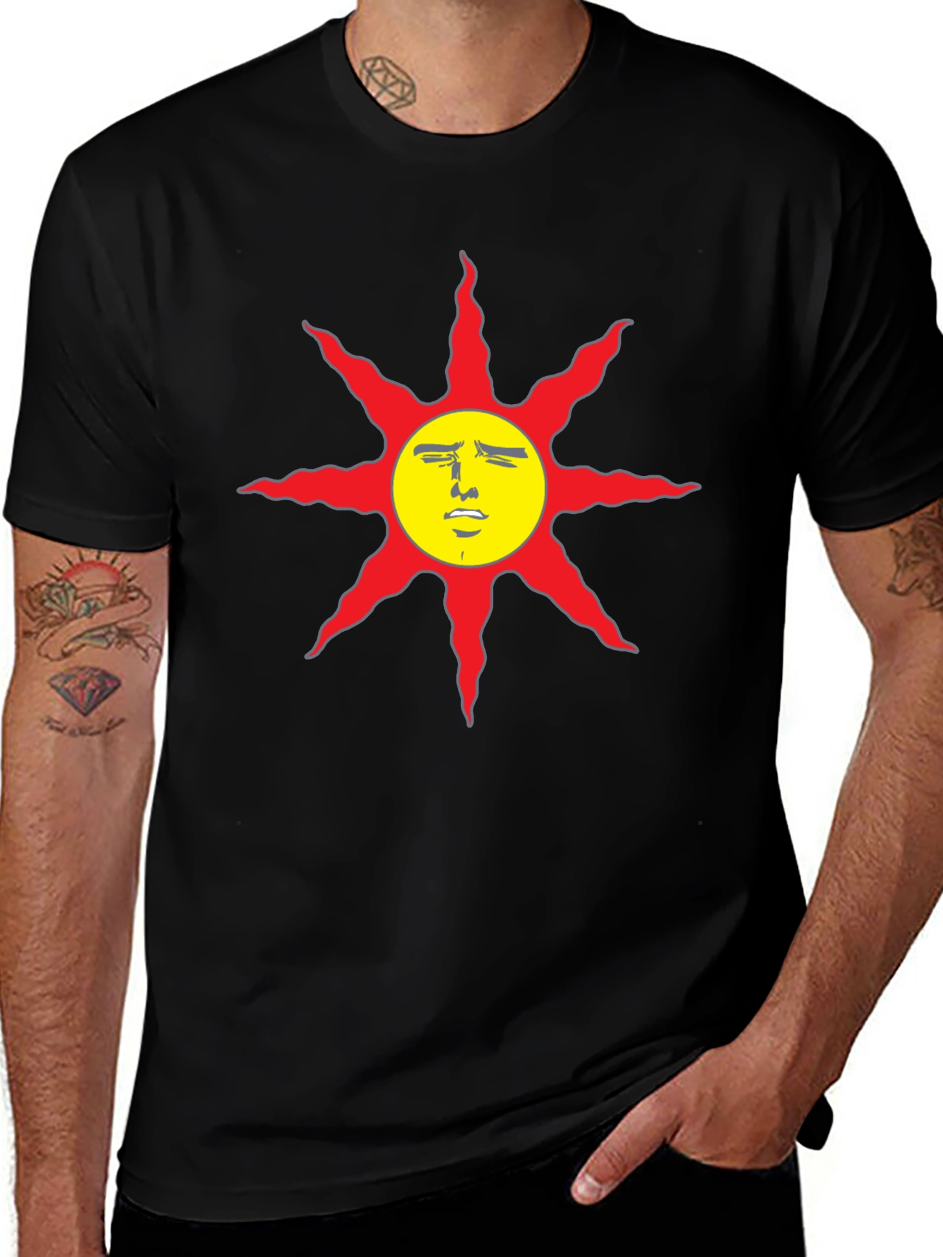 Praise the Sun T-Shirt - Black Cotton Tee