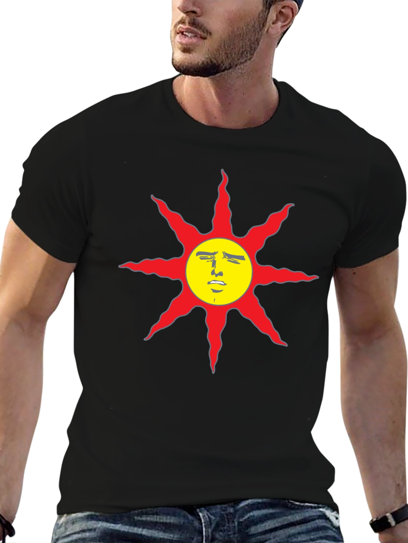 Praise the Sun T-Shirt - Black Cotton Tee