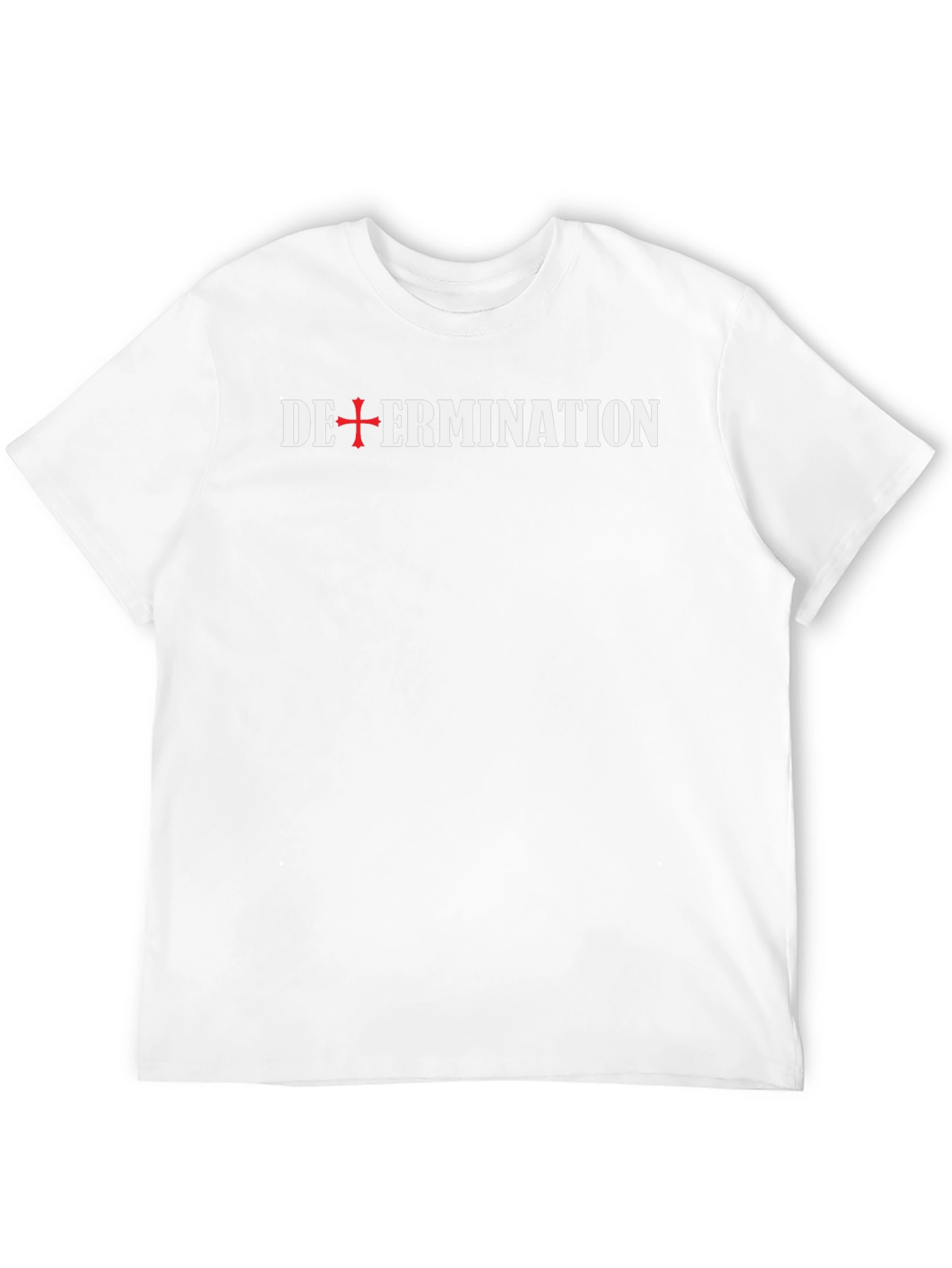 Determination Graphic Tee - Stylish Black T-Shirt
