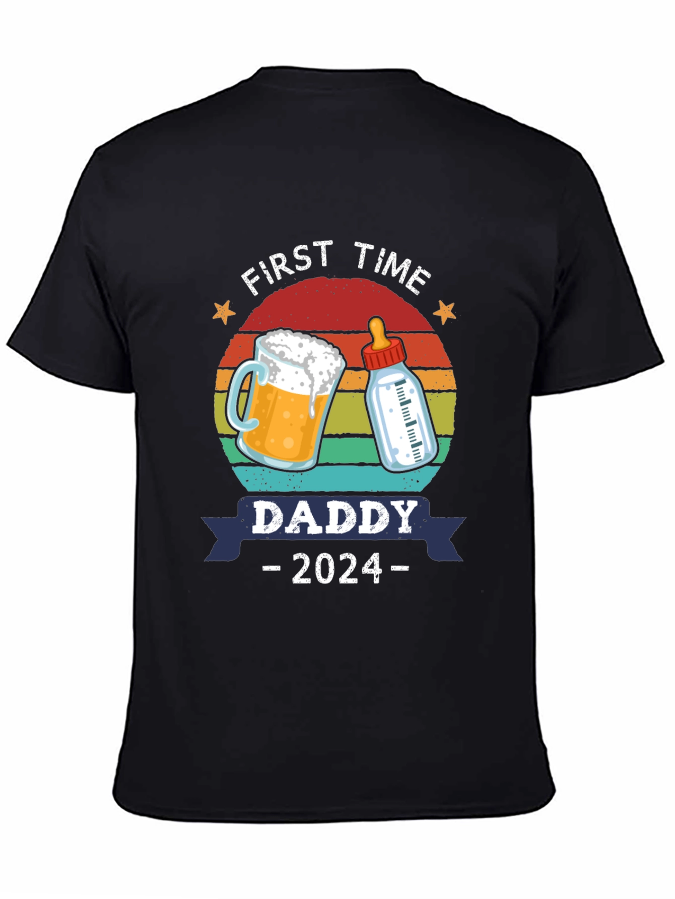 First Time Daddy 2024 T-Shirt - New Dad Gift