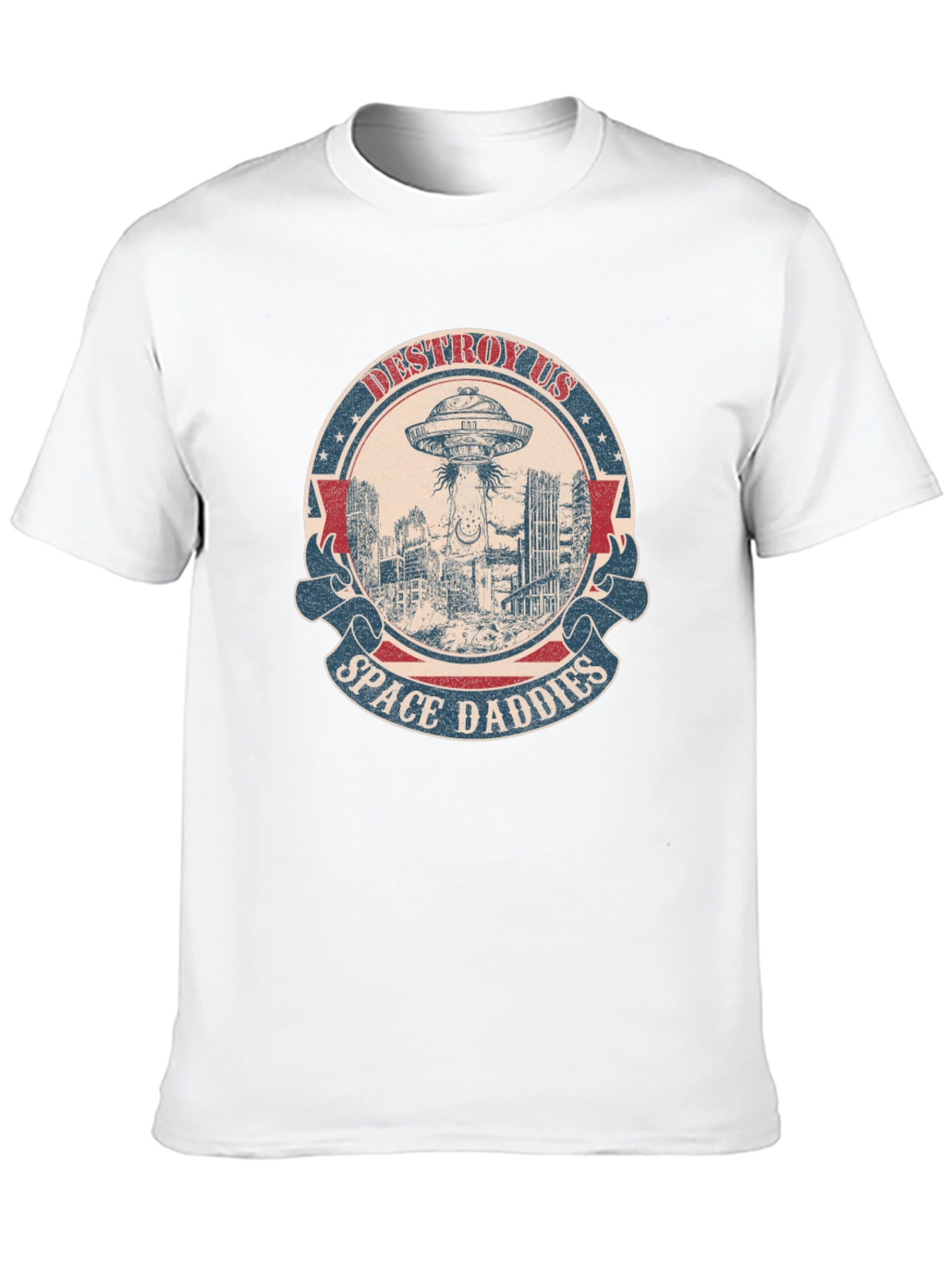 Destroy Us Space Daddies Graphic Tee