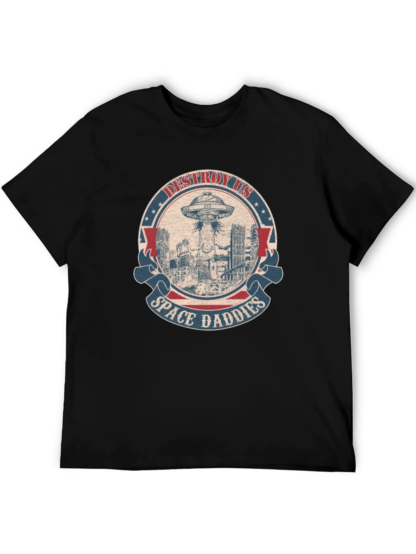 Destroy Us Space Daddies Graphic Tee