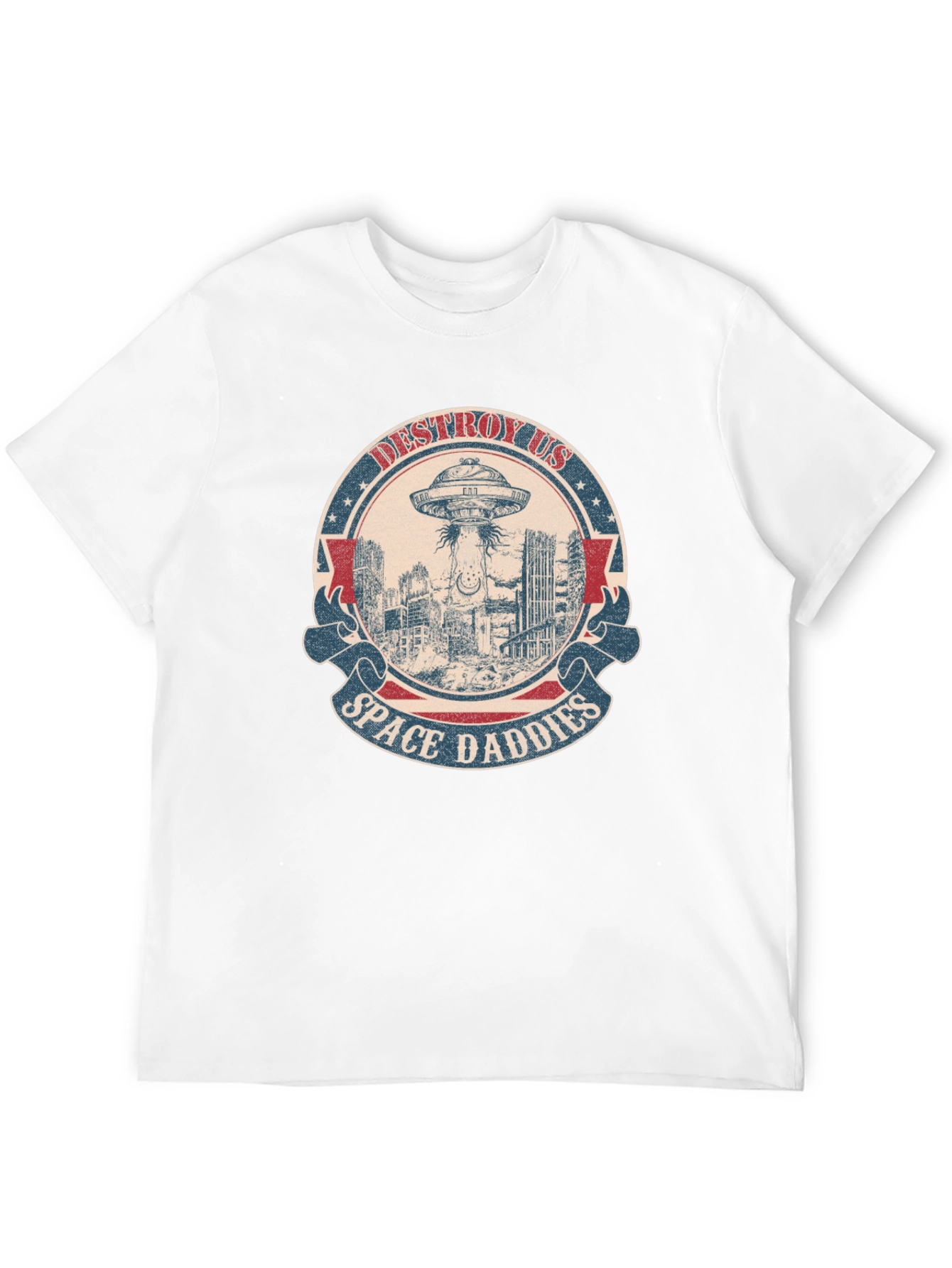 Destroy Us Space Daddies Graphic Tee