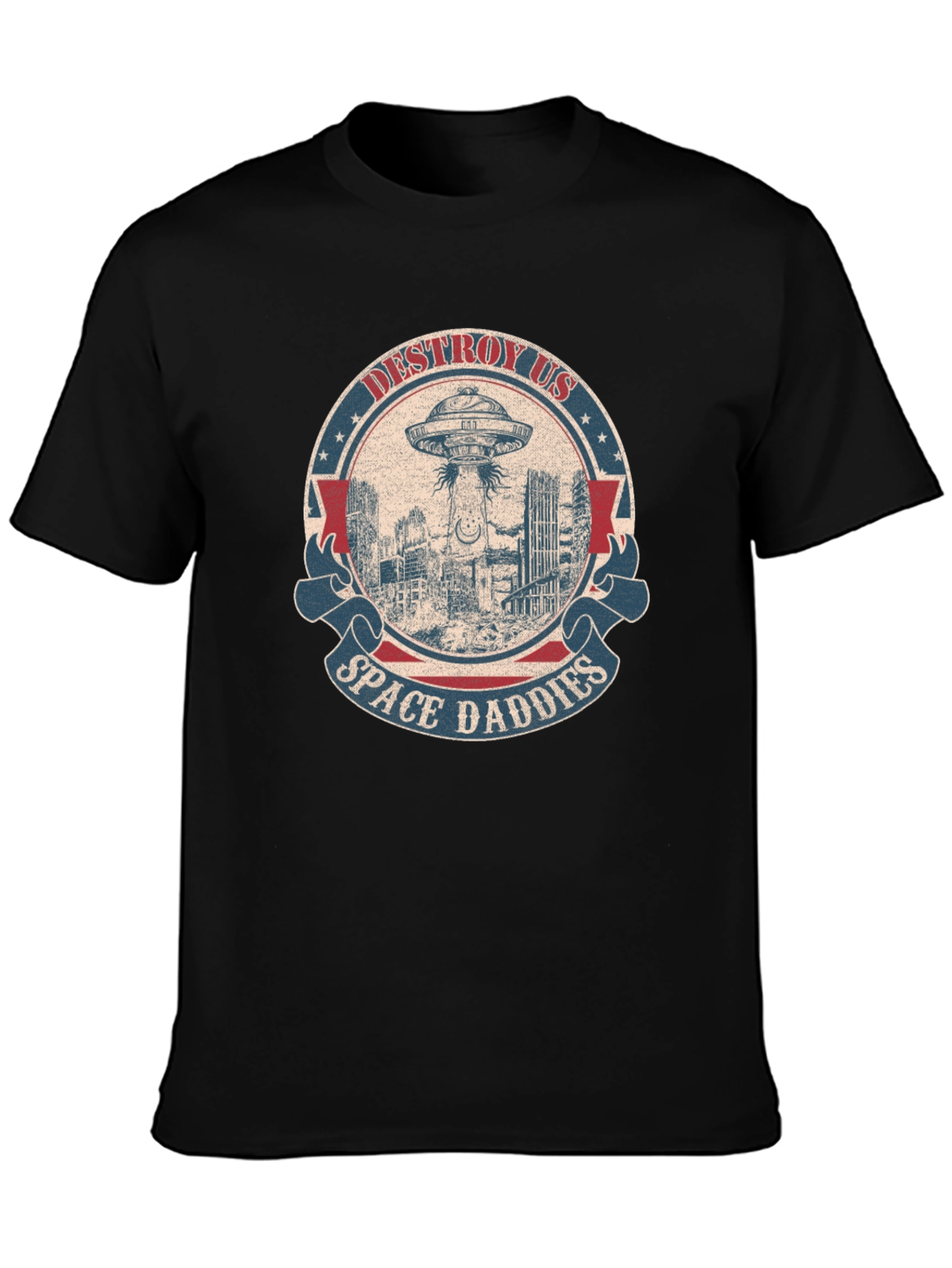 Destroy Us Space Daddies Graphic Tee