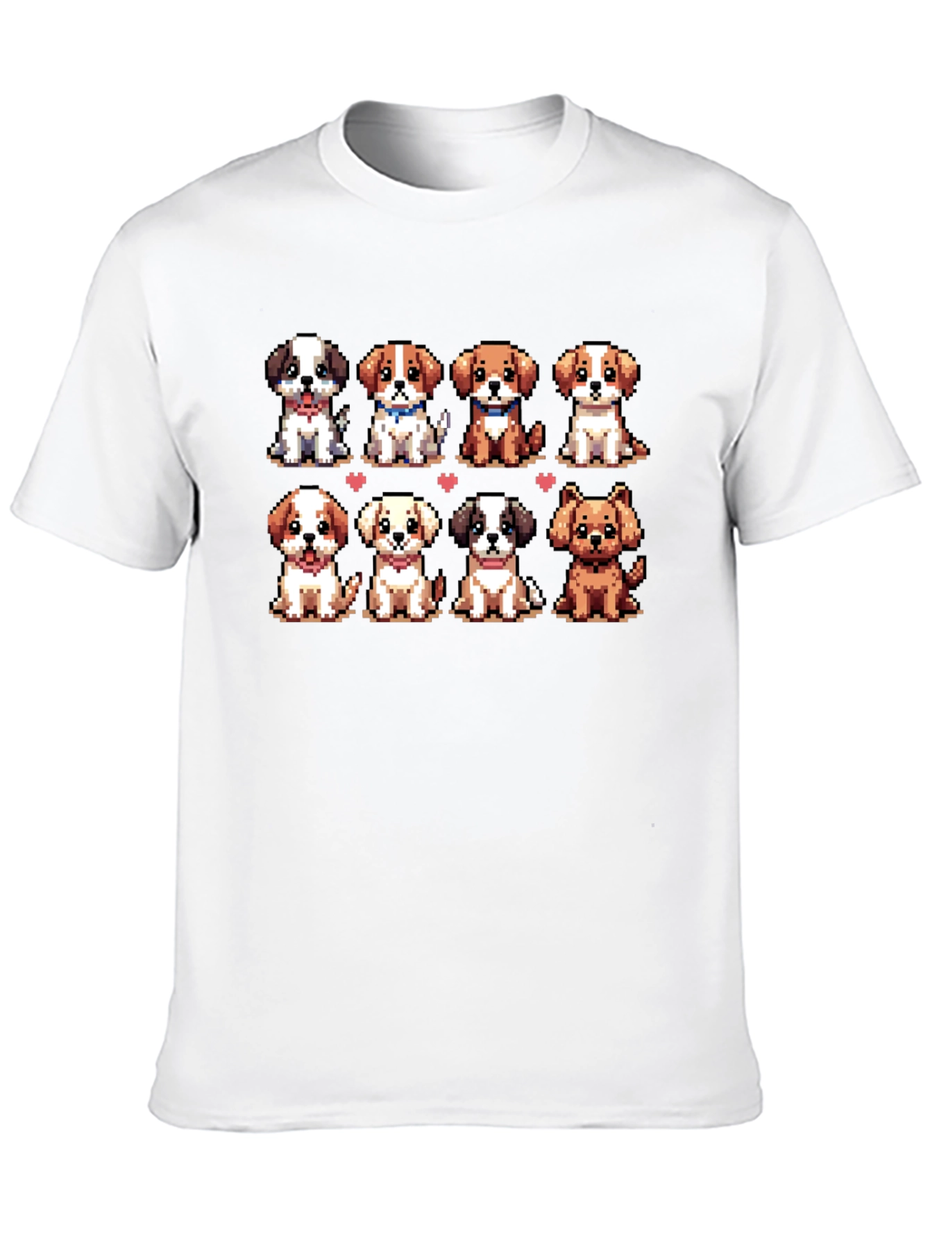 Pixel Puppy T-Shirt - Cute Dog Lover Tee