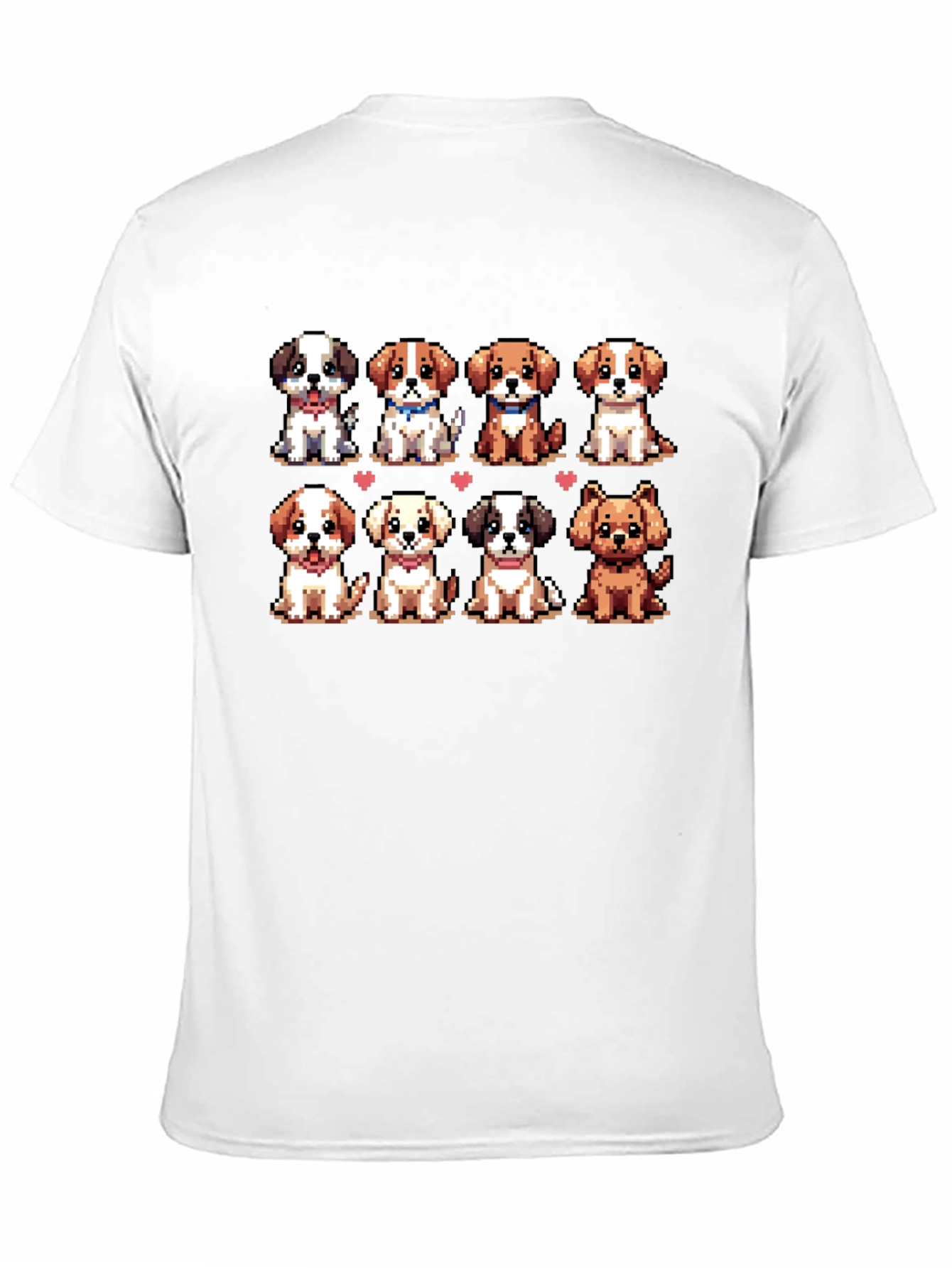 Pixel Puppy T-Shirt - Cute Dog Lover Tee