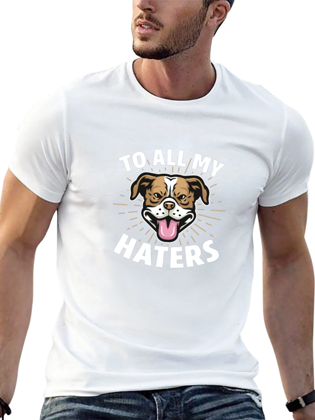 To All My Haters Dog Graphic Tee