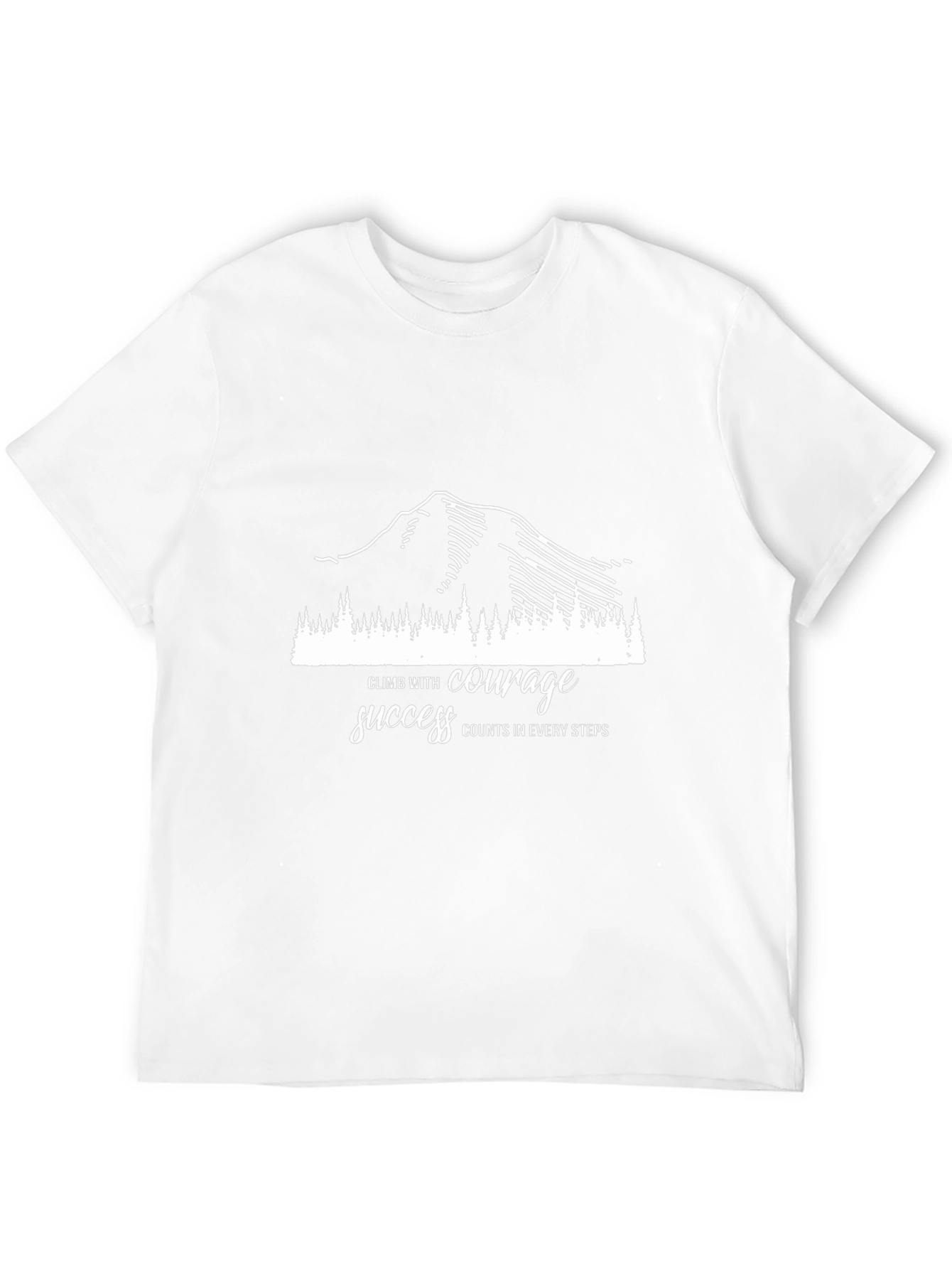 Motivational Climb T-Shirt - Courage & Success