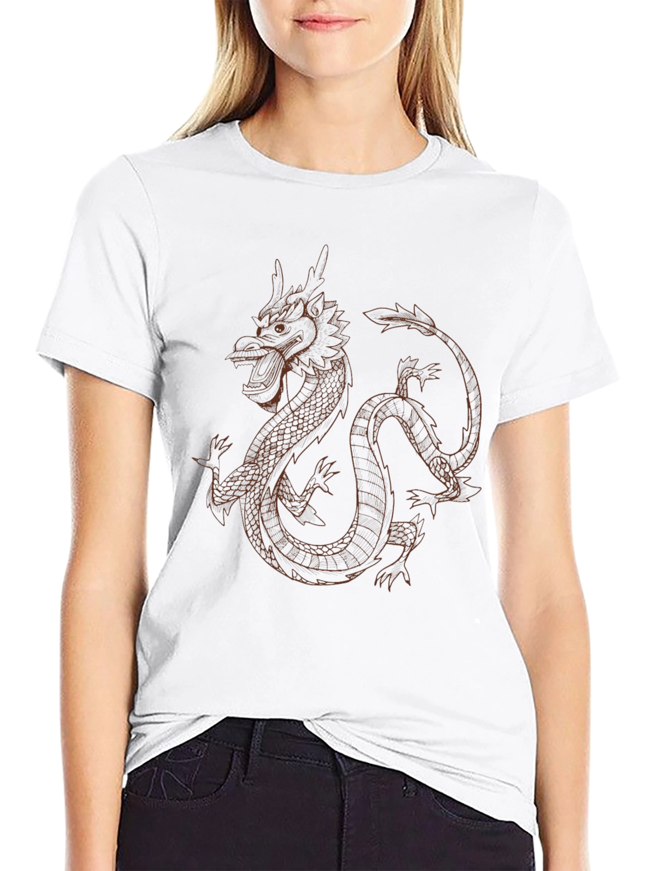 Dragon Graphic Tee - Classic Black T-Shirt