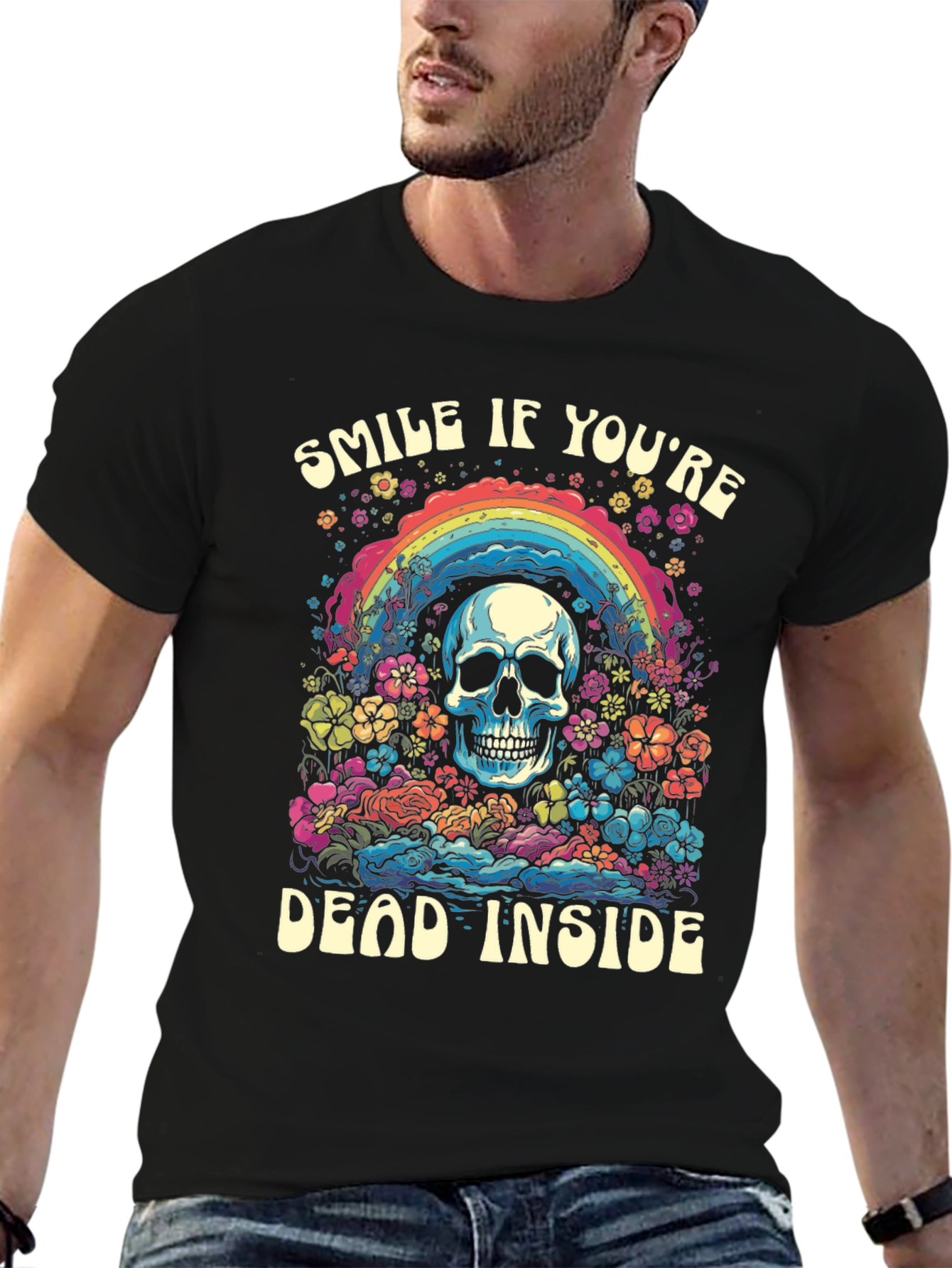 Smile If Youre Dead Inside Graphic Tee