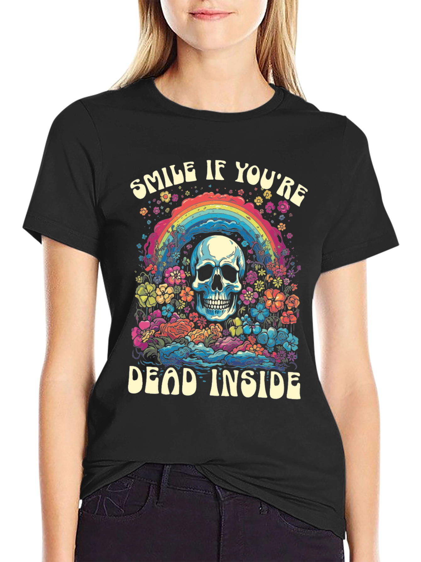 Smile If Youre Dead Inside Graphic Tee