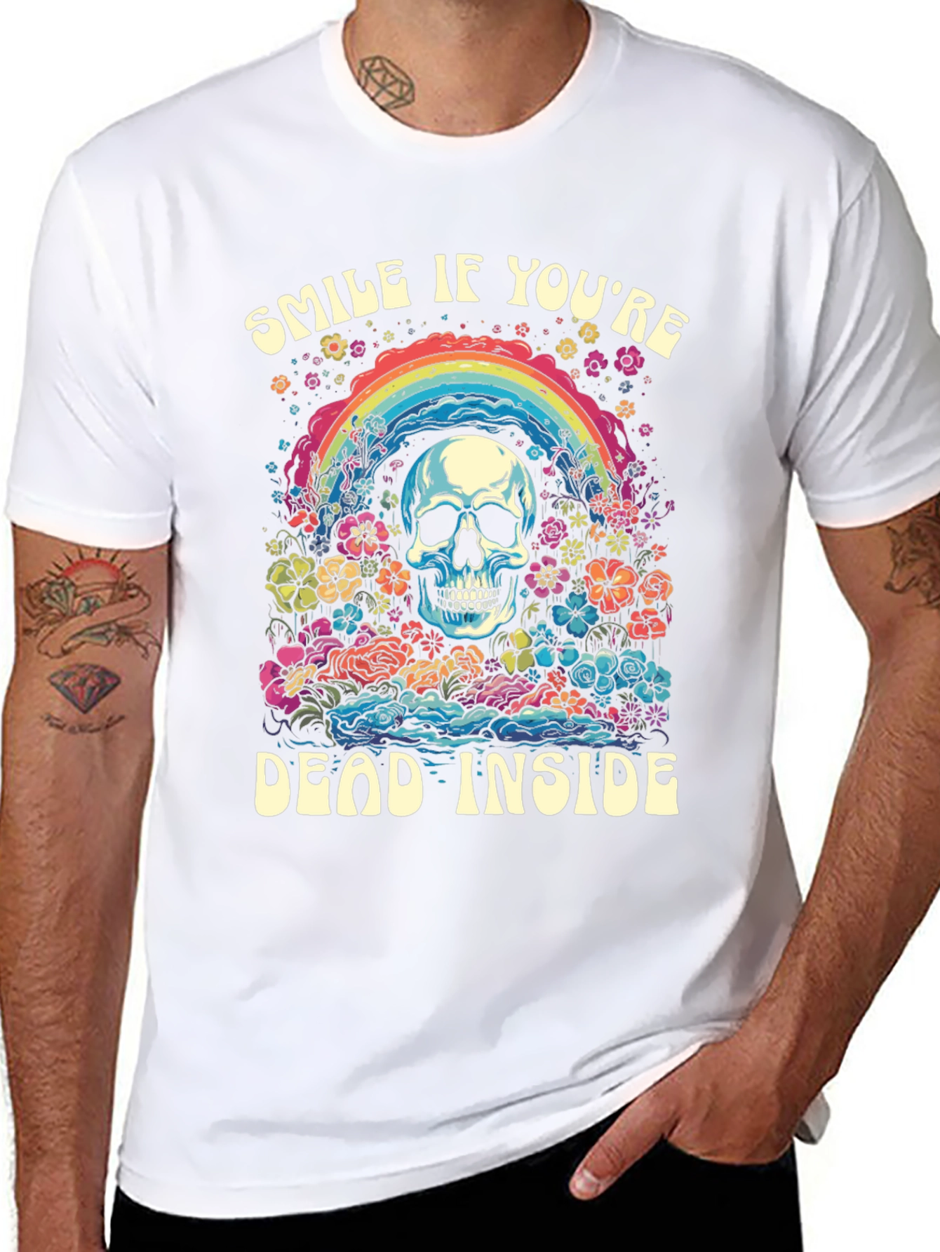 Smile If Youre Dead Inside Graphic Tee
