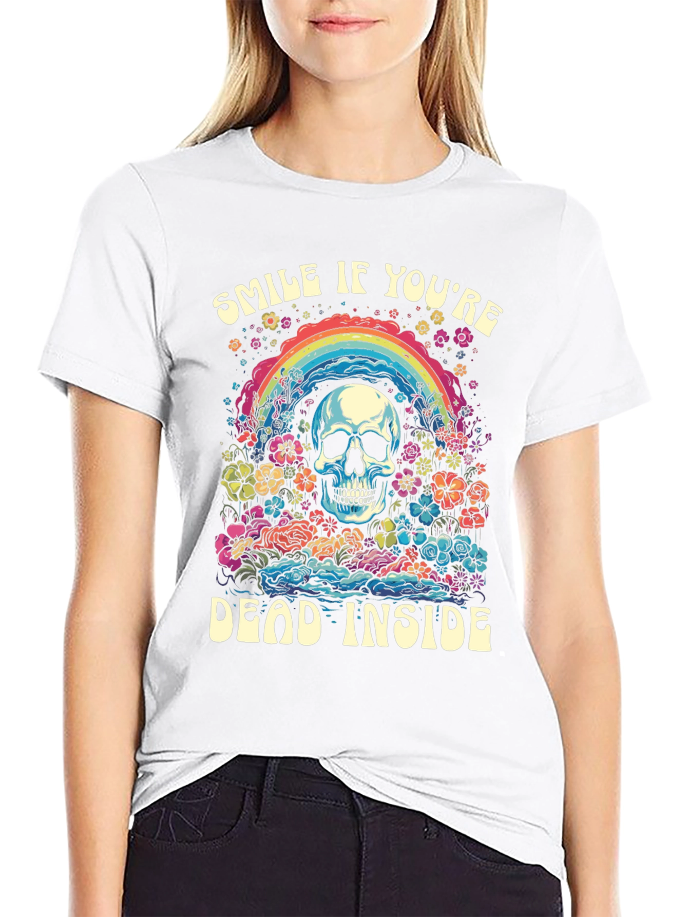 Smile If Youre Dead Inside Graphic Tee