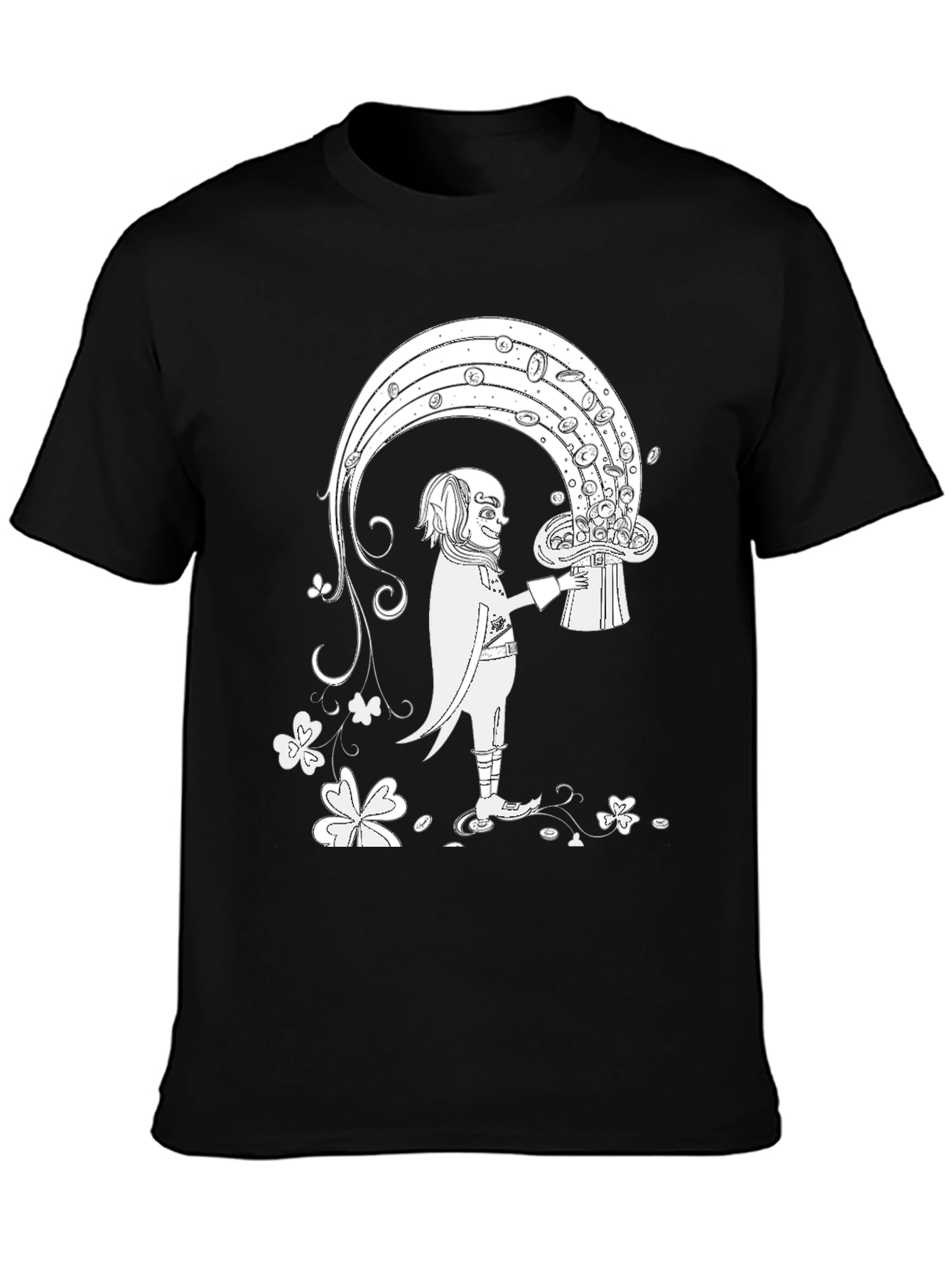 Lucky Leprechaun Hat Rainbow T-Shirt