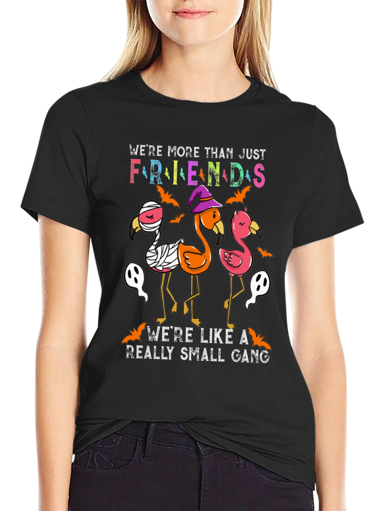 Halloween Flamingo T-Shirt - Friends Gang