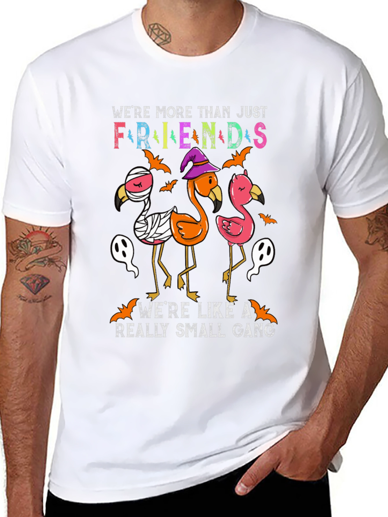 Halloween Flamingo T-Shirt - Friends Gang