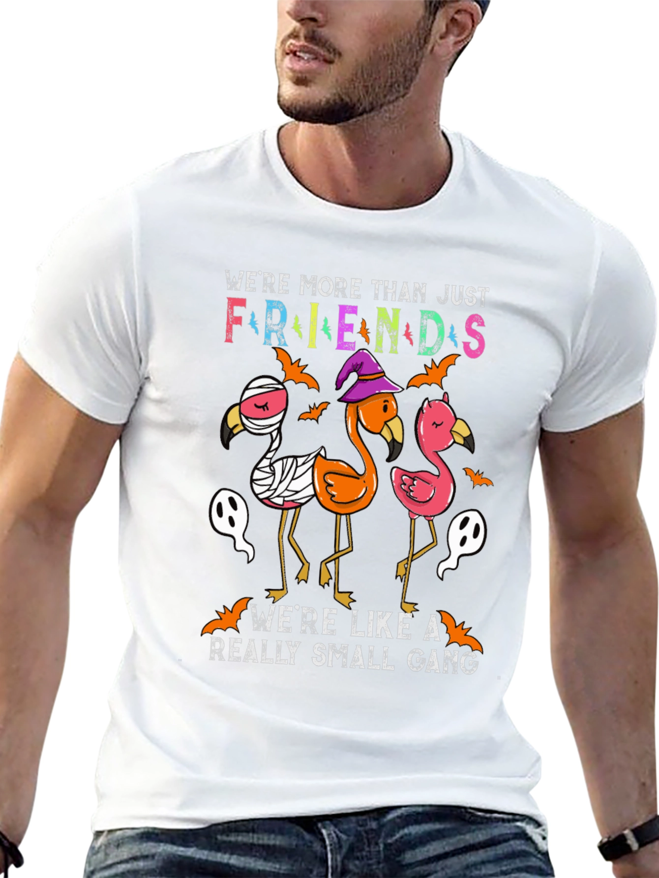 Halloween Flamingo T-Shirt - Friends Gang