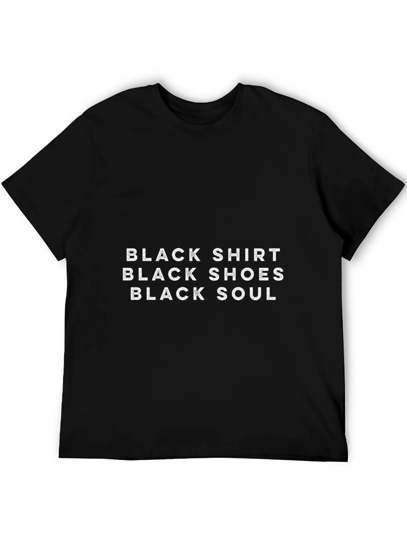 Black Shirt Shoes Soul Graphic Tee