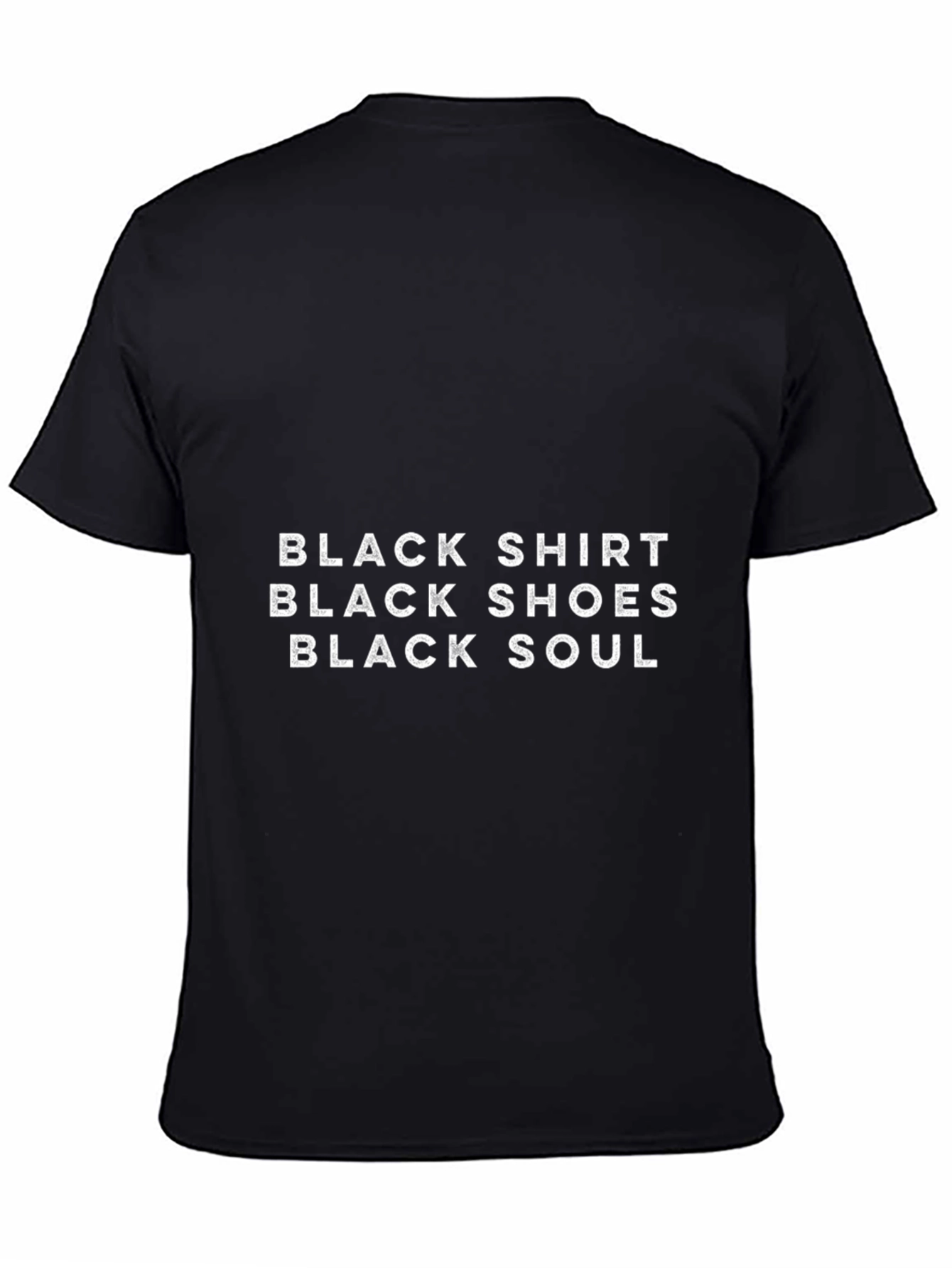 Black Shirt Shoes Soul Graphic Tee