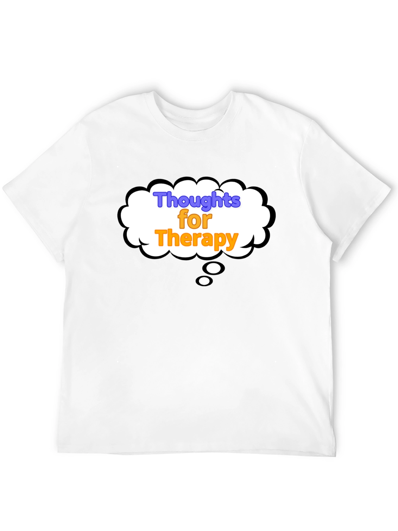 Thoughts for Therapy Black T-Shirt