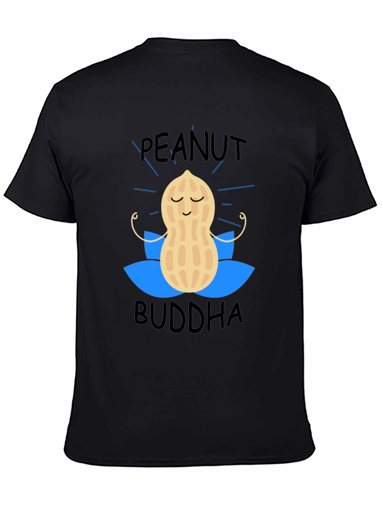 Peanut Buddha T-Shirt - Meditating Nut Tee